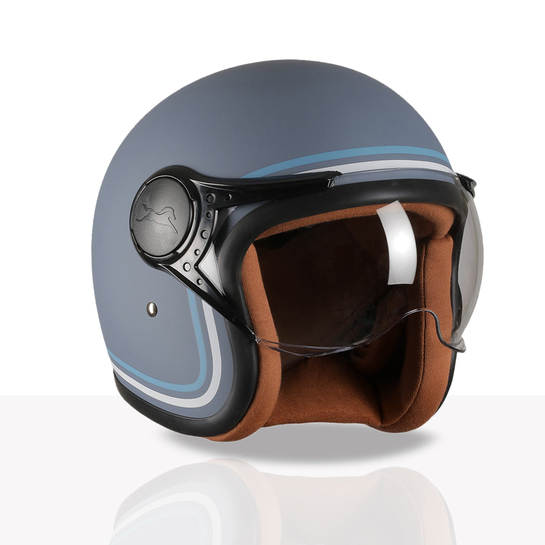 TVS MissFit Helmet for Women | Lightweight Ladies Helmet for Scooter | Stylish Girls Helmet with Extreme Comfort Fit | Women Helmet with Clear Visor | DOT & ISI Certified Helmet for Woman
