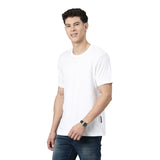 TVSR CREW NECK SOLID SLUB TEE White