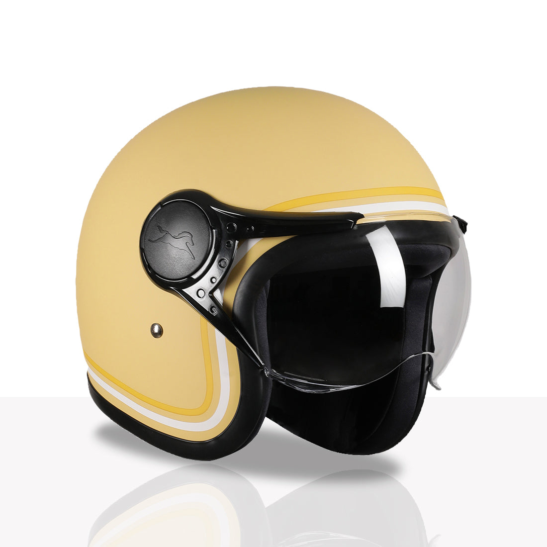 TVS MissFit Helmet for Women | Lightweight Ladies Helmet for Scooter | Stylish Girls Helmet with Extreme Comfort Fit | Women Helmet with Clear Visor | DOT & ISI Certified Helmet for Woman