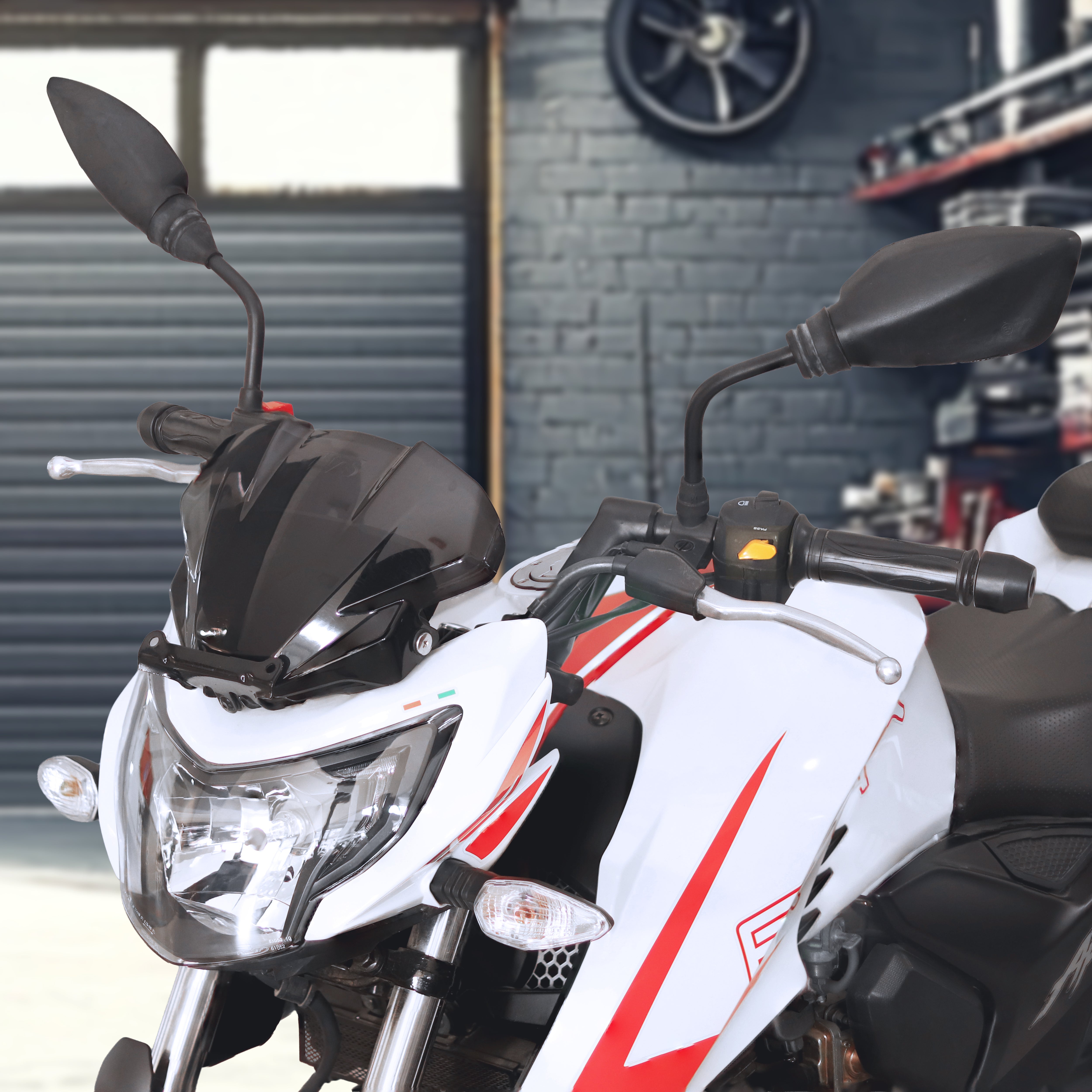 TVS Apache Visor Kit | Strong and Durable for Optimal Protection