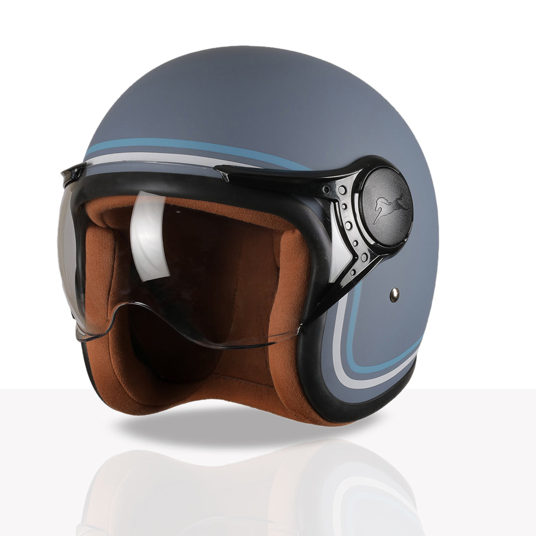 TVS MissFit Helmet for Women | Lightweight Ladies Helmet for Scooter | Stylish Girls Helmet with Extreme Comfort Fit | Women Helmet with Clear Visor | DOT & ISI Certified Helmet for Woman
