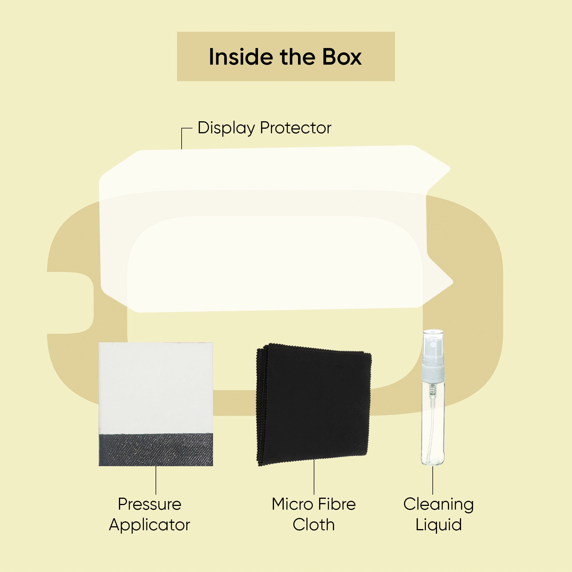 TVS Orbiter Pro Shield - HD Transparent Display Screen Guard for Protection