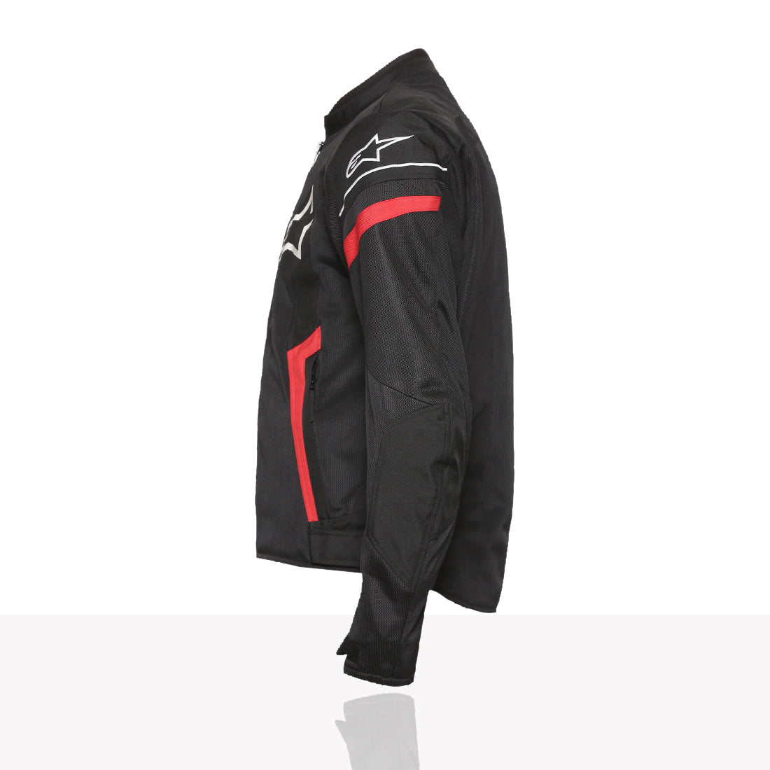 TVS Racing x Alpinestars Riding Jacket with CE Level 2 Nucleon Plasma Armor, 600D Abrasion Resistant Shell, Breathable Mesh Panels, Reflective Visibility, Pre Curved Sleeves Motorcycle Protective Gear