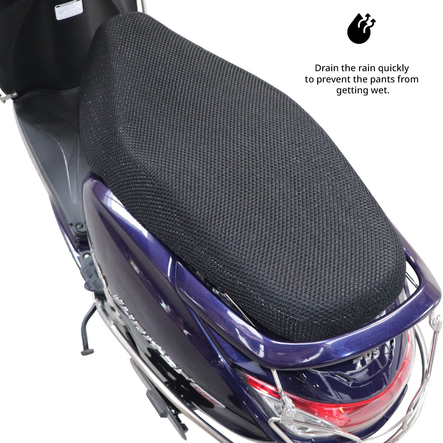 TVS Mesh Seat Cover - Comfortable & Breathable Seat Protection