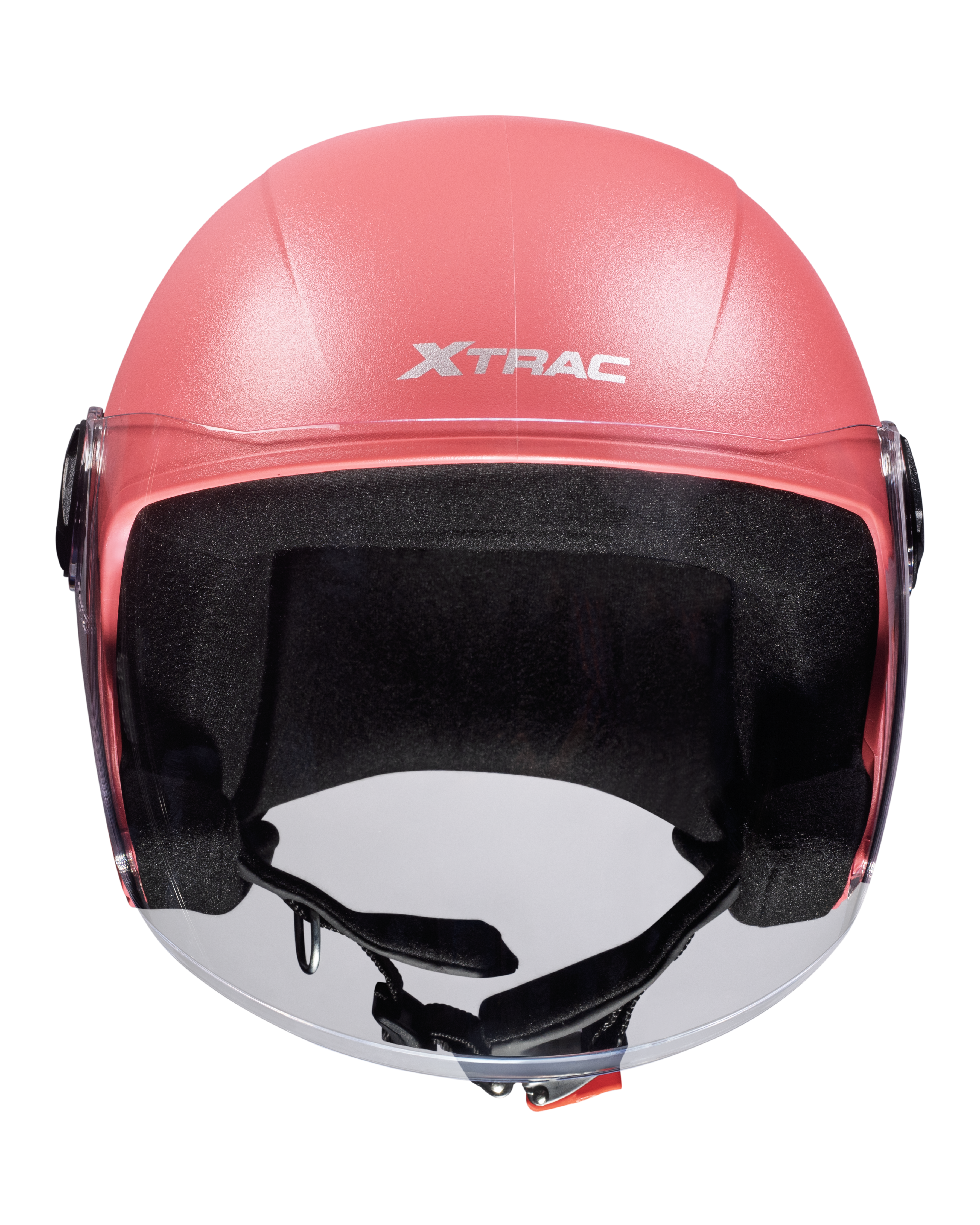 Xtrac Fit ISI Certified Half Face Bike Helmet with Clear Visor | Lightweight Open Face Helmet for Men & Women