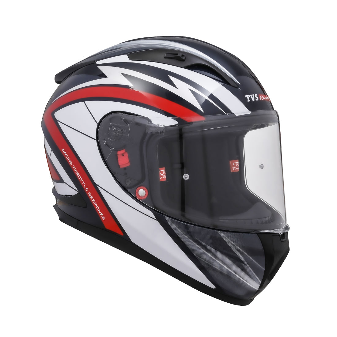 TVS Racing Full Face Helmet - Enhanced Safety with Comfortable Padding