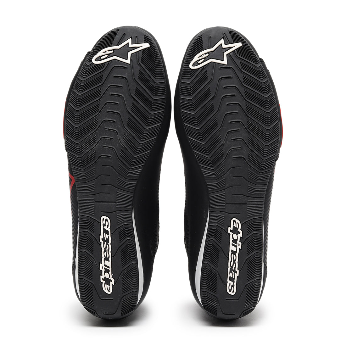 TVS Racing x Alpinestars Riding Shoes for Men, Lightweight Microfiber Upper, Speed Lace Closure, Ankle Protection, Airflow Vents and Road Riding Comfort