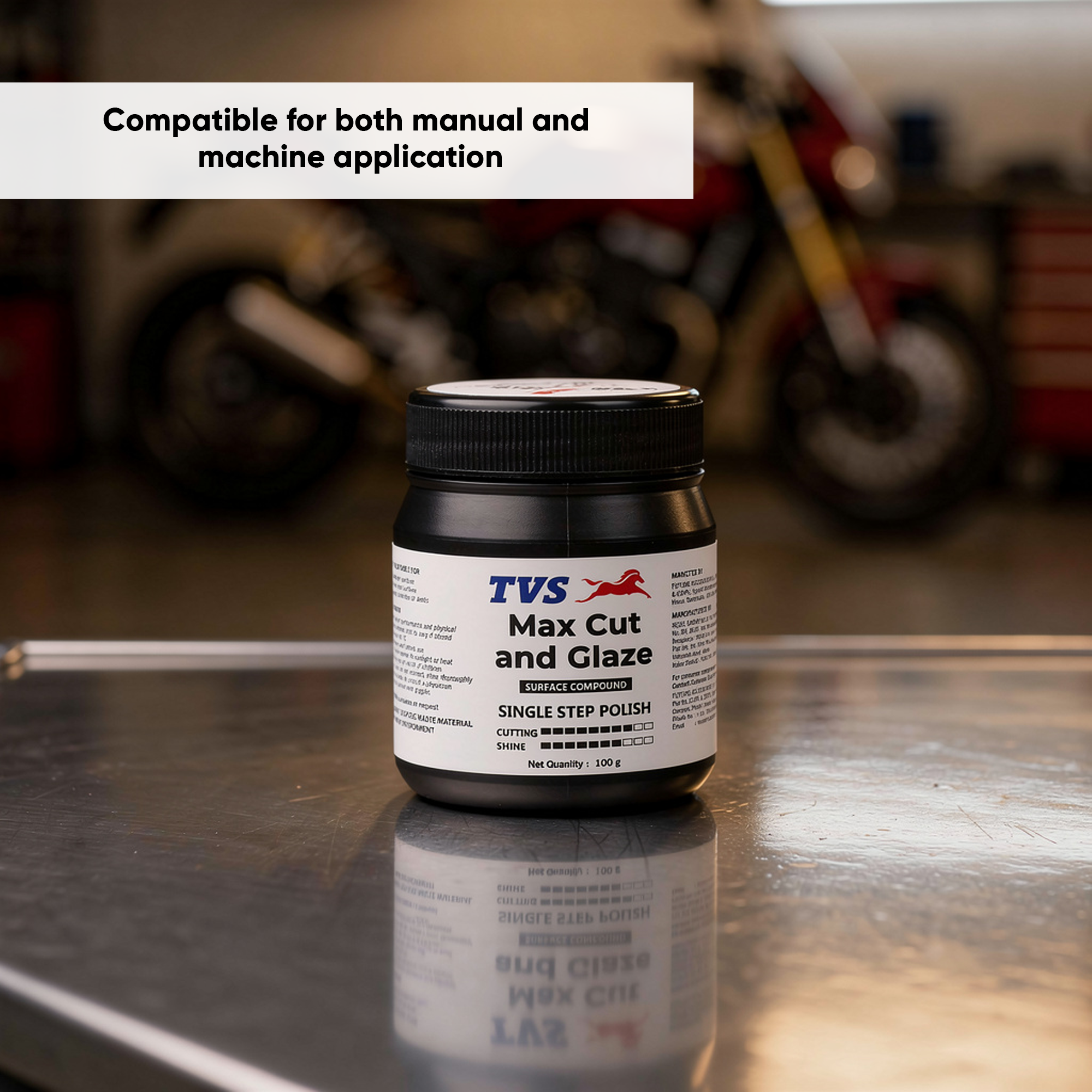 TVS Max Cut and Glaze, Net Weight: 100gr. - Single Step Polish