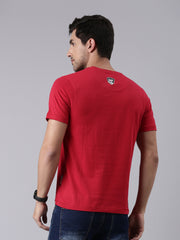 TVS Racing Red Cyborg Crew neck T Shirt