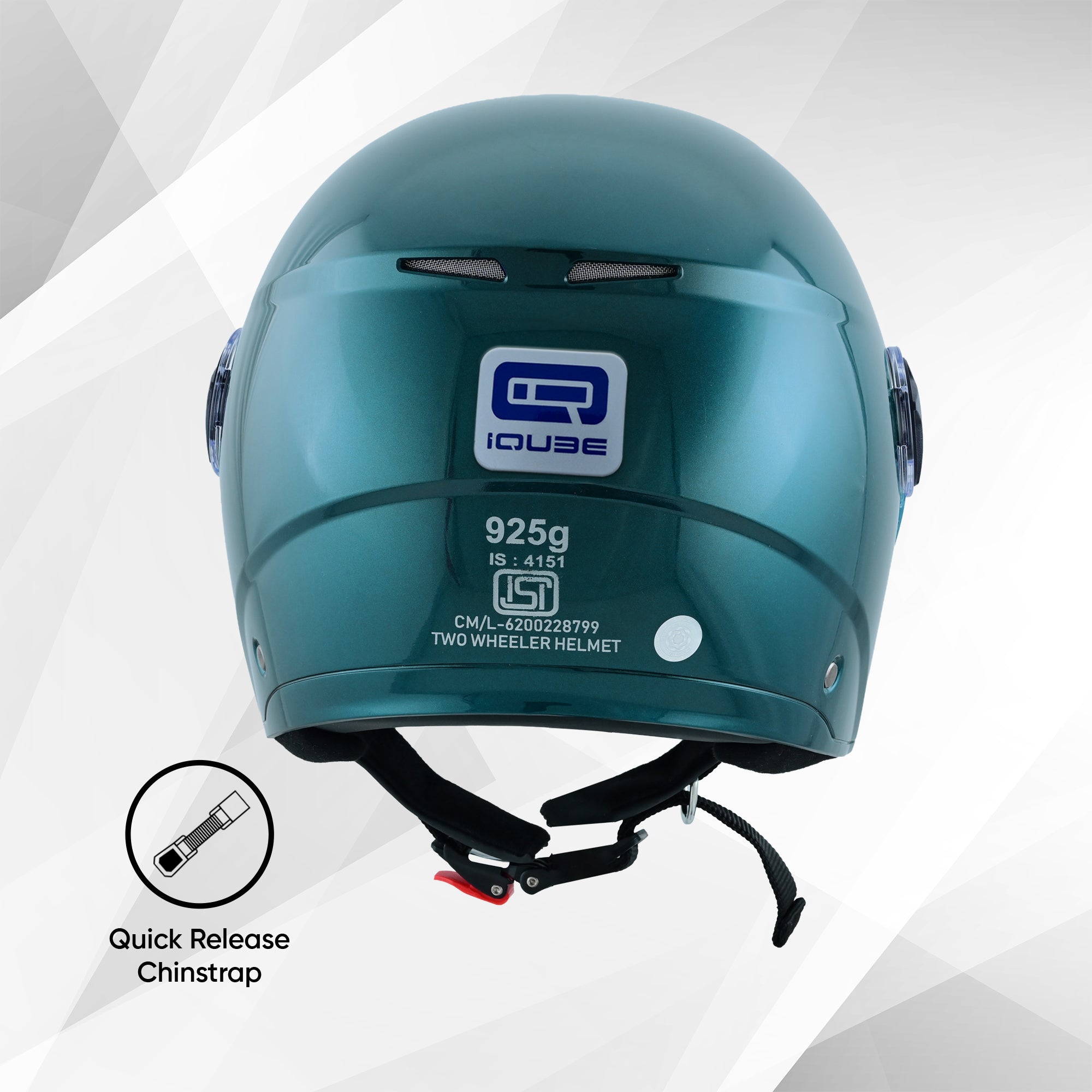 TVS iQube Open Face Helmet | ISI Certified, Lightweight & Comfortable Design