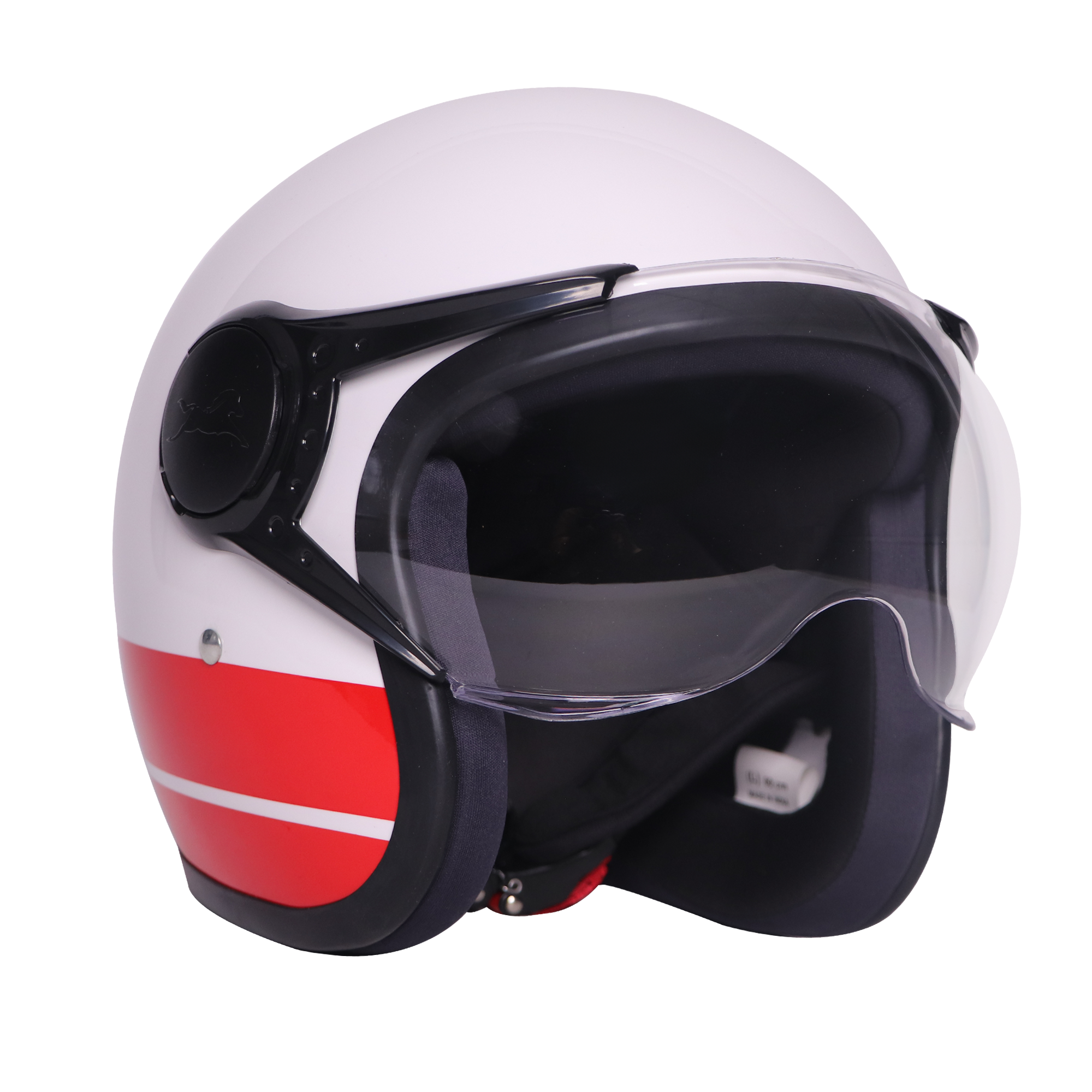 TVS J110 Half Face Helmet, Meteor Red Gloss