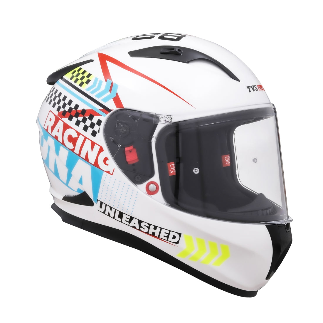 TVS Racing Full Face Premium Helmet - ISI, DOT & ECE Certified