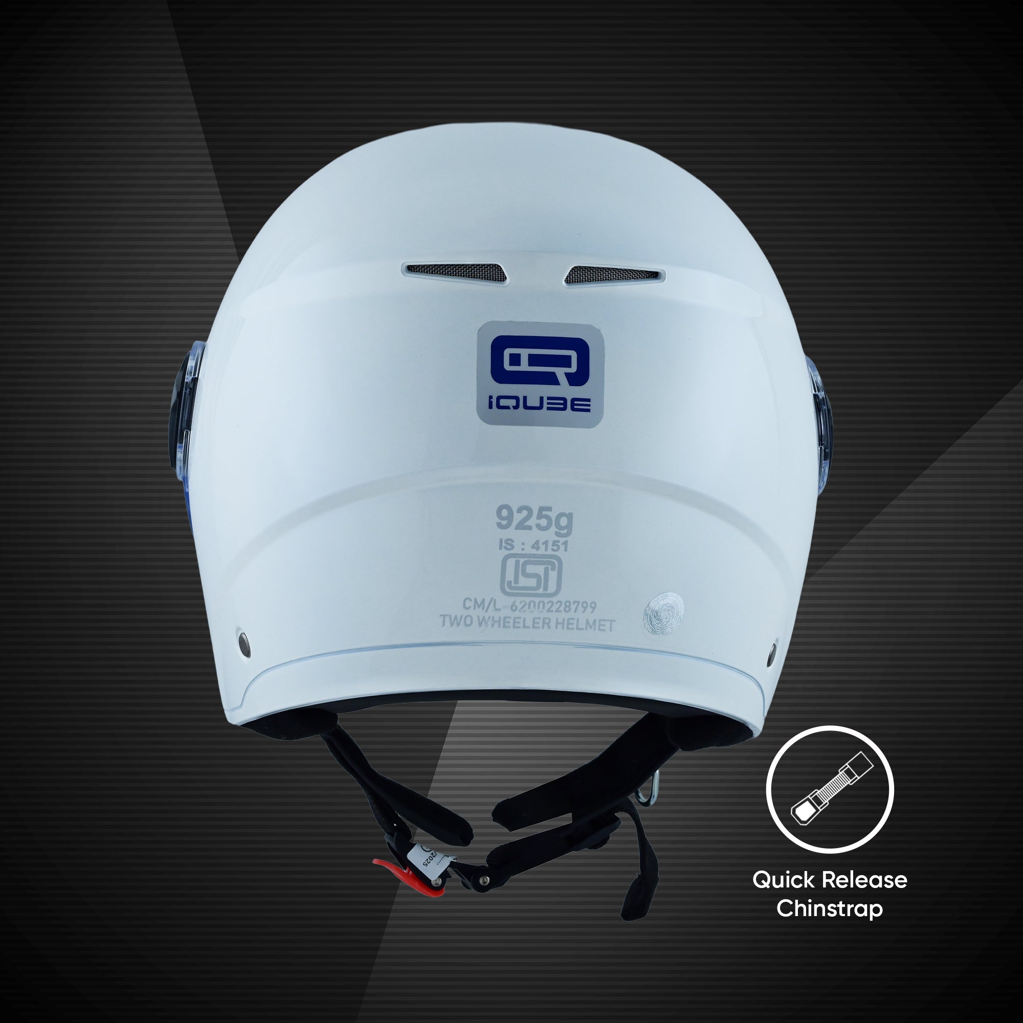 TVS iQube Open Face Helmet | ISI Certified, Lightweight & Comfortable Design