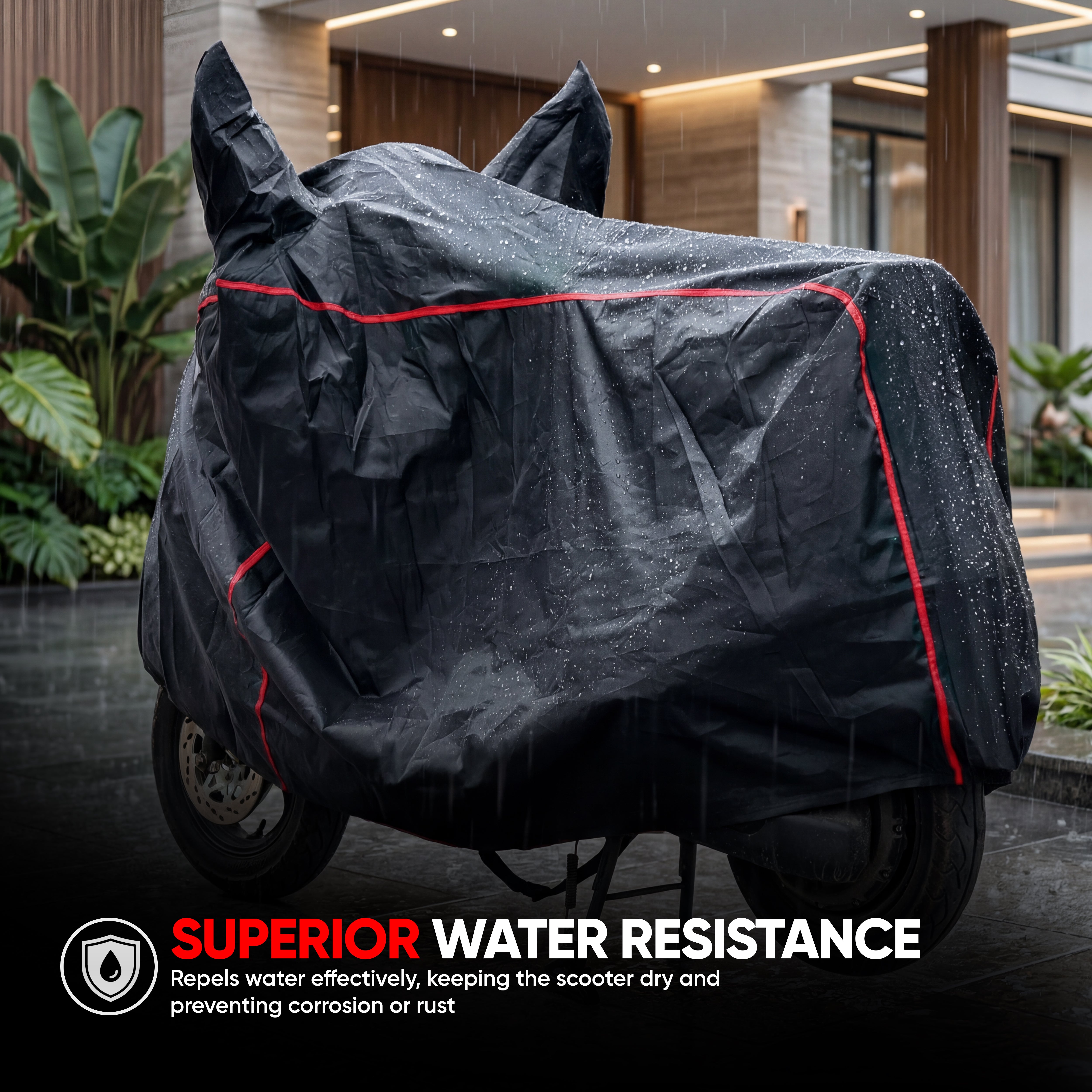 TVS Premium Universal Scooter Cover – UV Protected, Water Resistant, Dustproof & All-Weather Protection