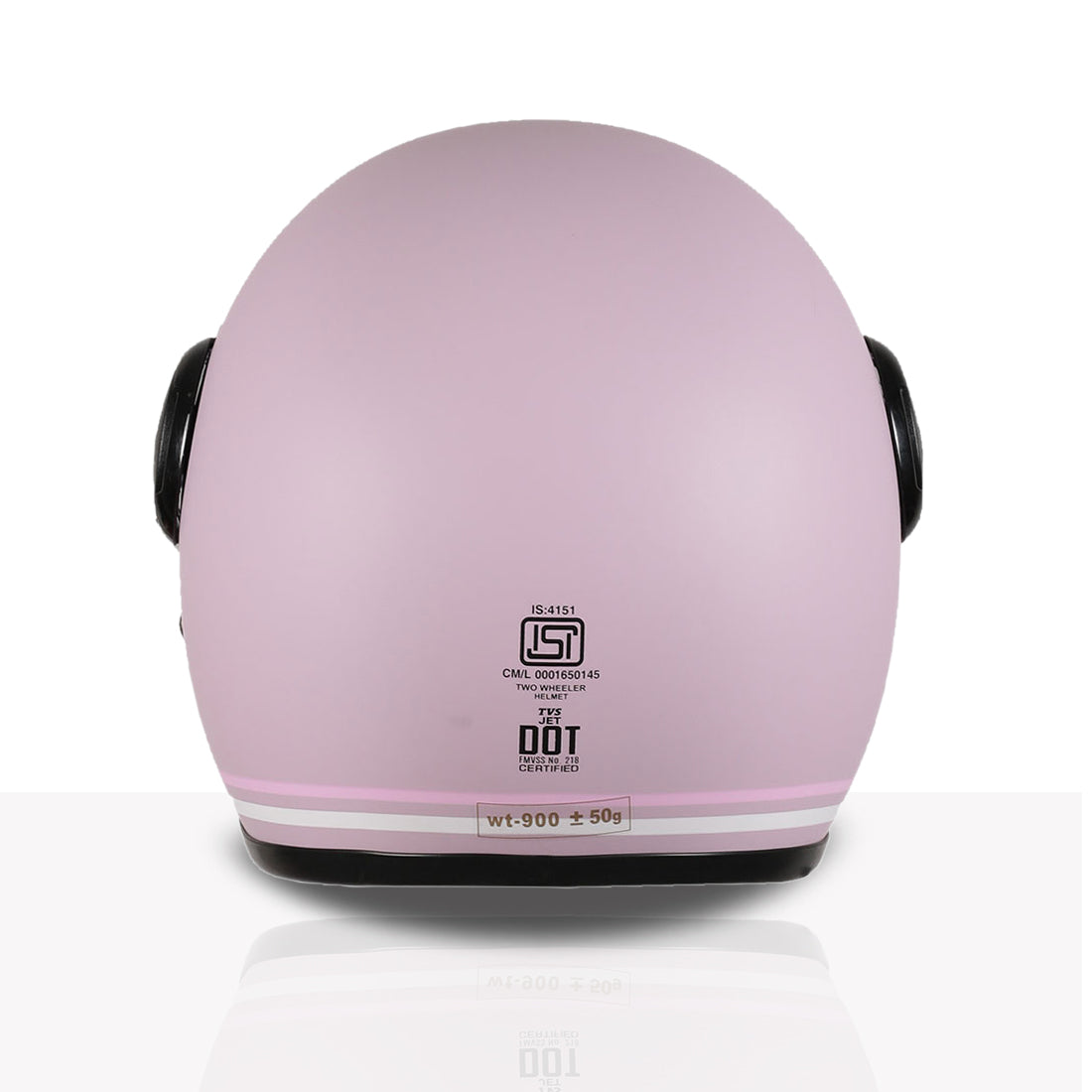 TVS MissFit Helmet for Women | Lightweight Ladies Helmet for Scooter | Stylish Girls Helmet with Extreme Comfort Fit | Women Helmet with Clear Visor | DOT & ISI Certified Helmet for Woman