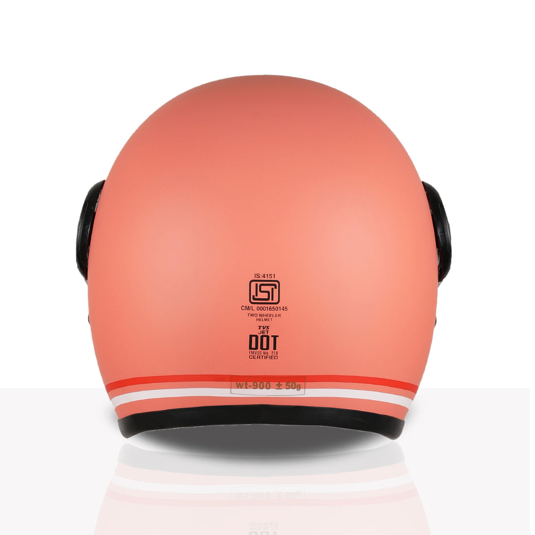TVS MissFit Helmet for Women | Lightweight Ladies Helmet for Scooter | Stylish Girls Helmet with Extreme Comfort Fit | Women Helmet with Clear Visor | DOT & ISI Certified Helmet for Woman