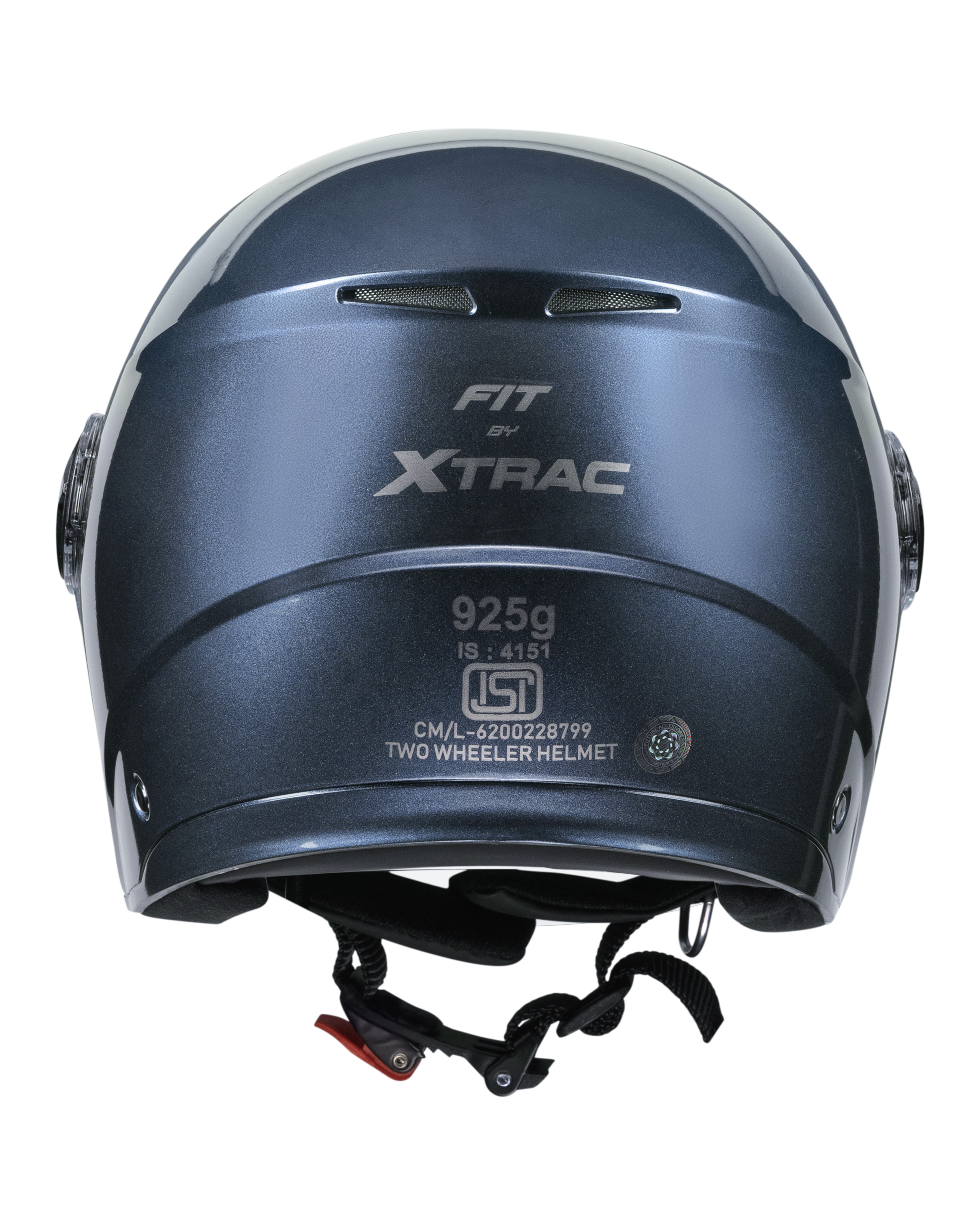 Xtrac Fit ISI Certified Half Face Bike Helmet with Clear Visor | Lightweight Open Face Helmet for Men & Women