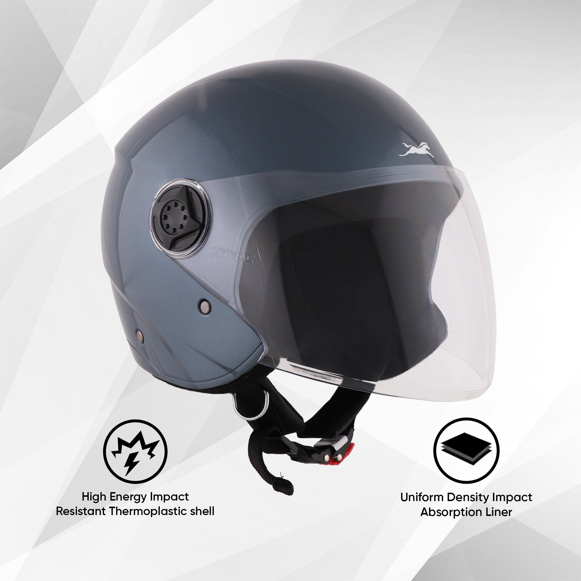 TVS iQube Open Face Helmet | ISI Certified, Lightweight & Comfortable Design
