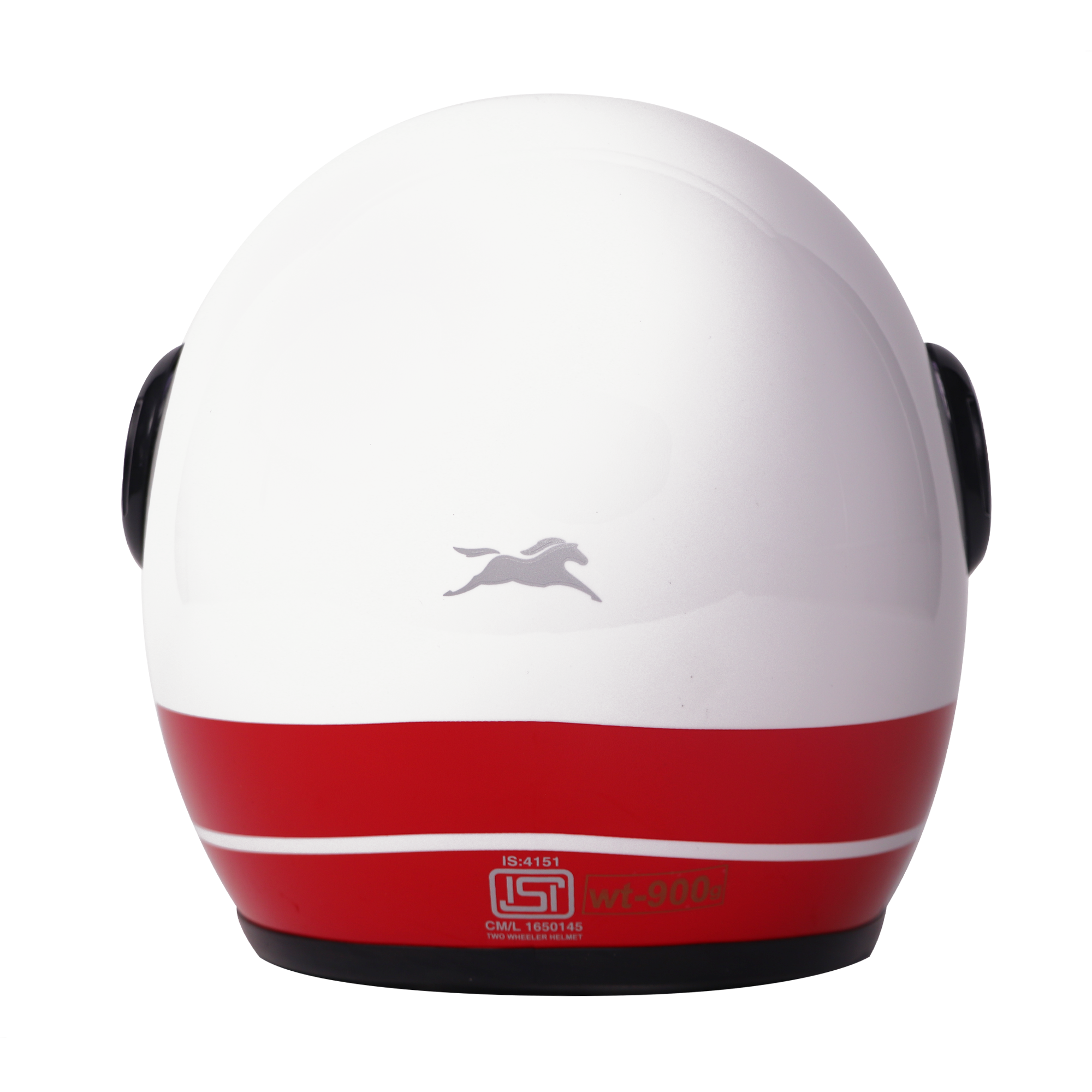 TVS J110 Half Face Helmet, Meteor Red Gloss