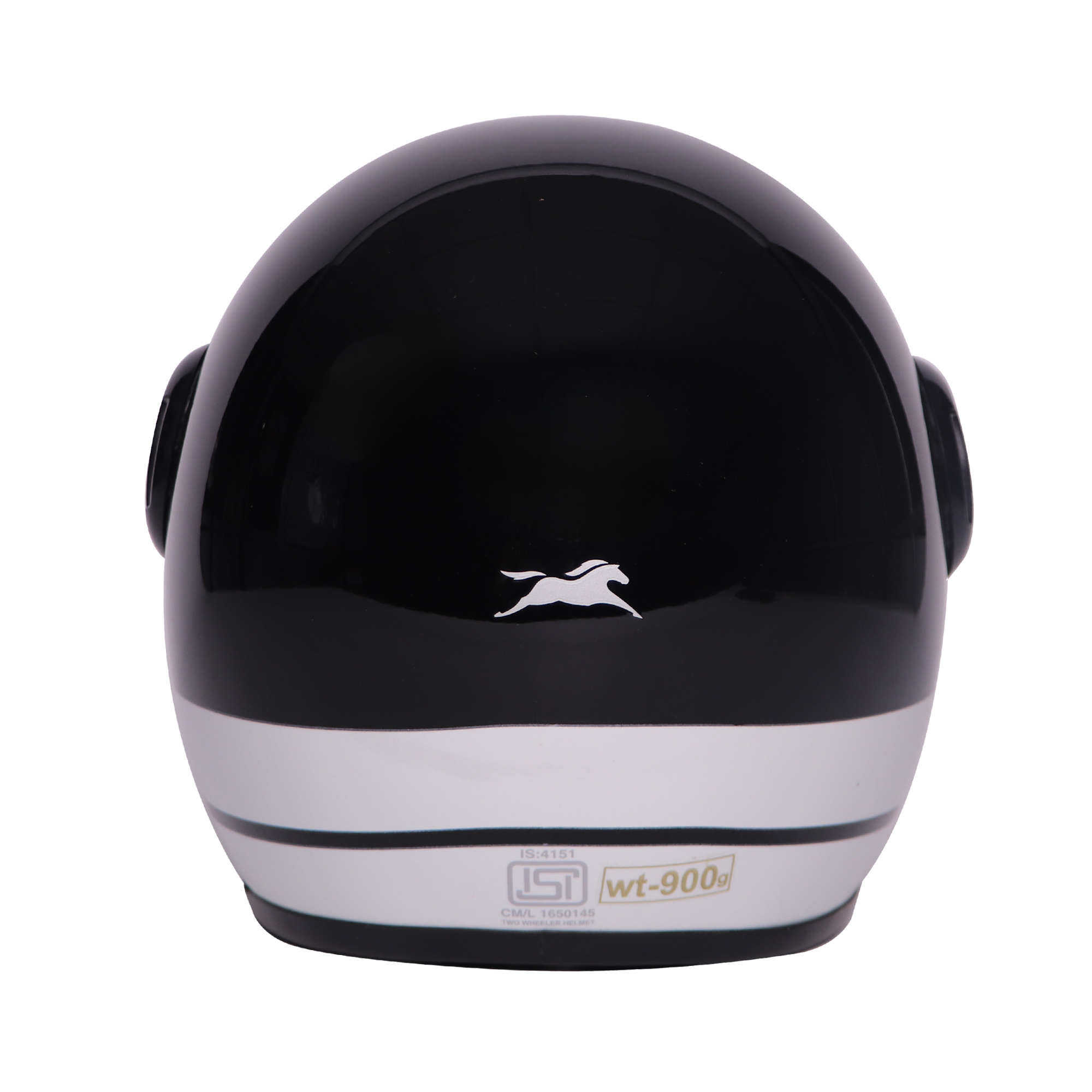 TVS J110 Half Face Helmet, Lunar White Gloss