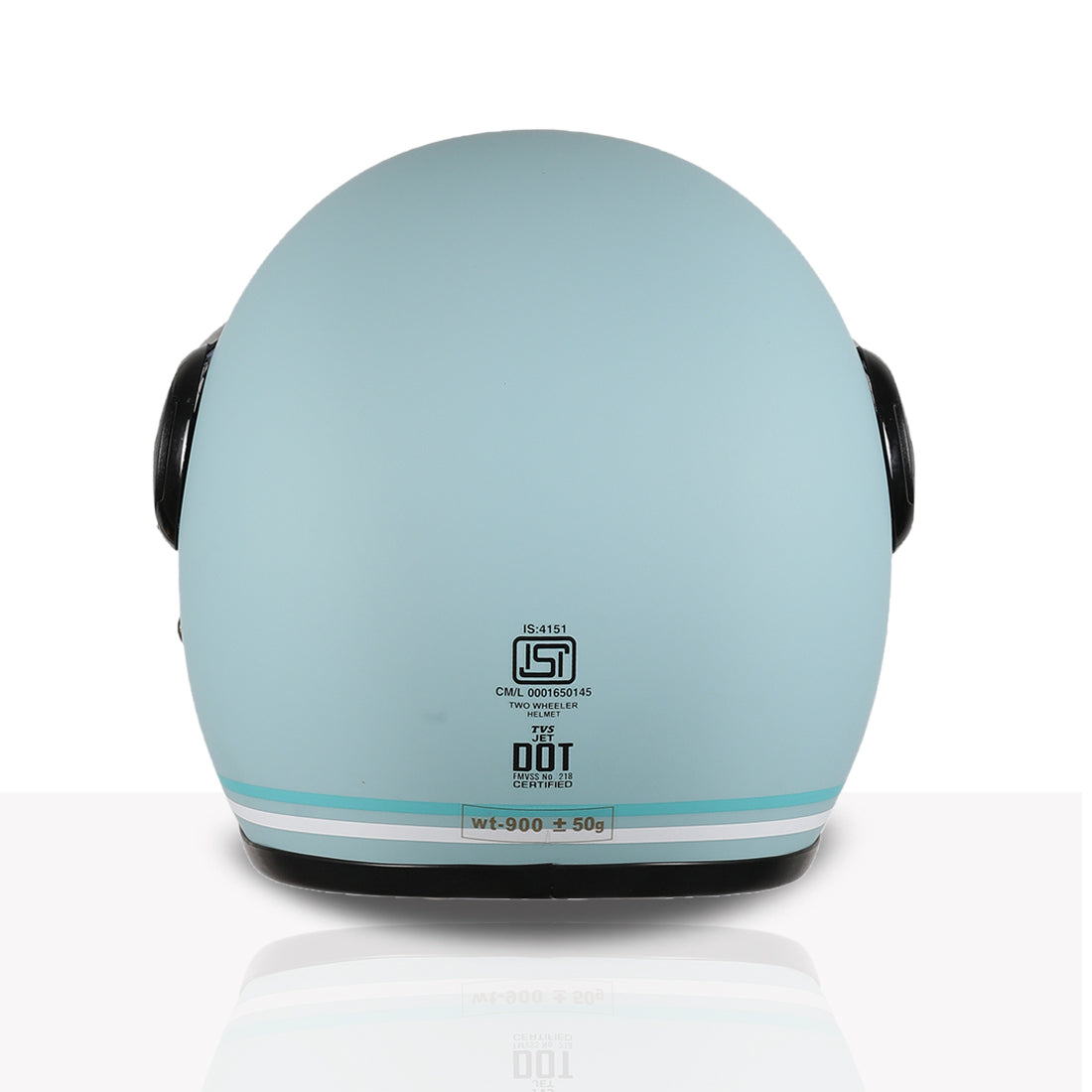 TVS MissFit Helmet for Women | Lightweight Ladies Helmet for Scooter | Stylish Girls Helmet with Extreme Comfort Fit | Women Helmet with Clear Visor | DOT & ISI Certified Helmet for Woman