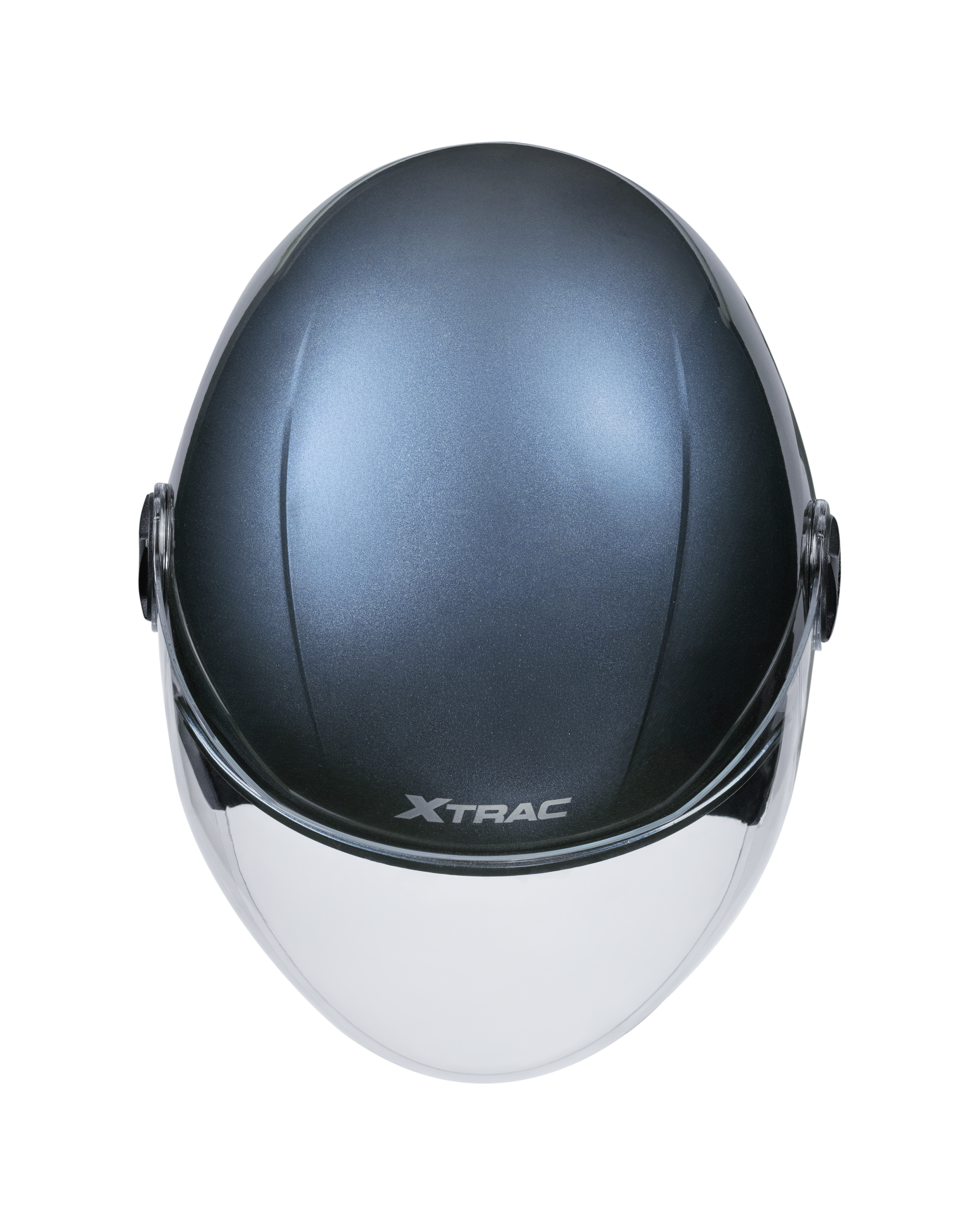 Xtrac Fit ISI Certified Half Face Bike Helmet with Clear Visor | Lightweight Open Face Helmet for Men & Women