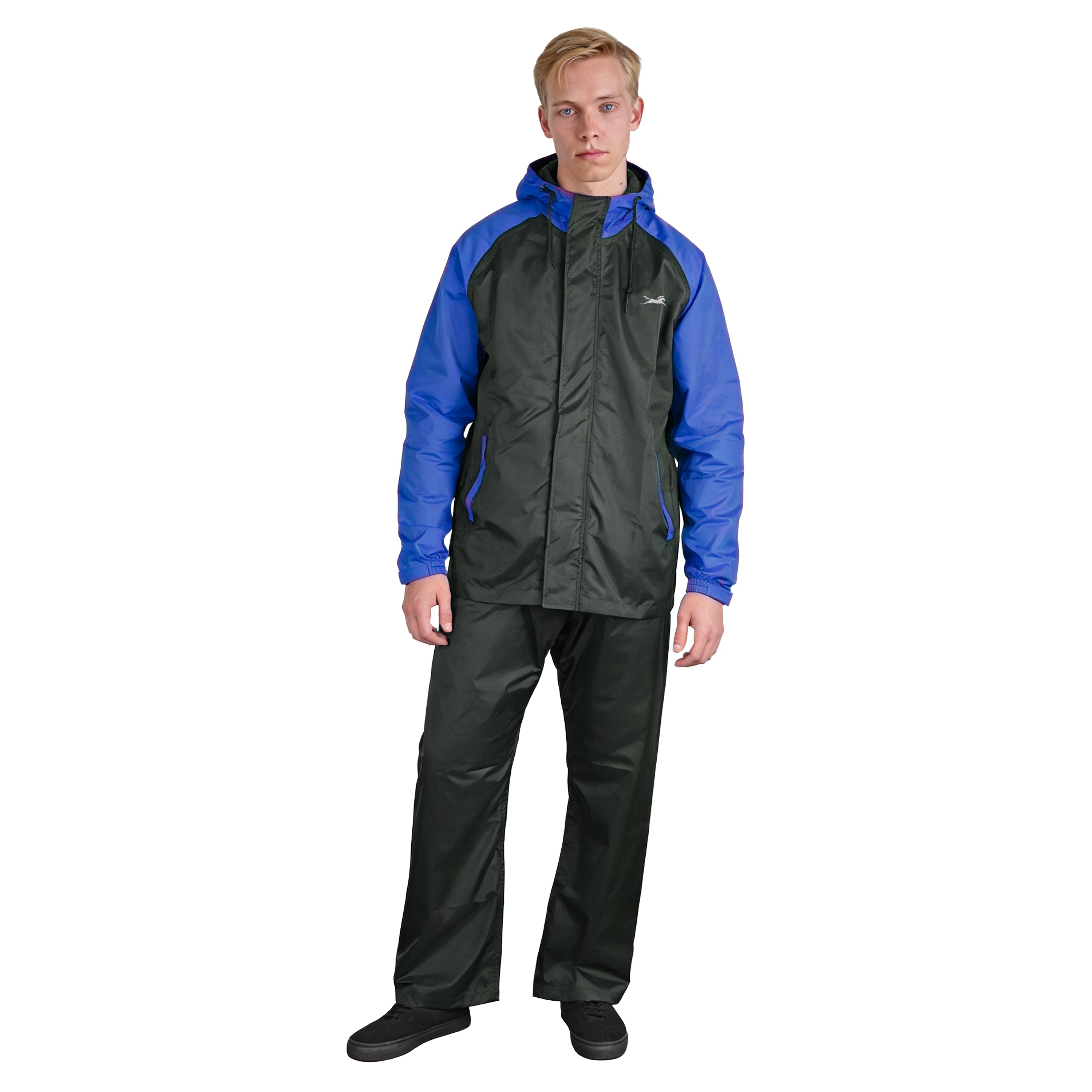 TVS Dual Tone Waterproof Raincoat Set for Men & Women | Reflective Bike Rain Suit with 10,000MM Riding Jacket & Pant