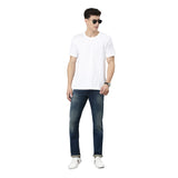 TVSR CREW NECK SOLID SLUB TEE White