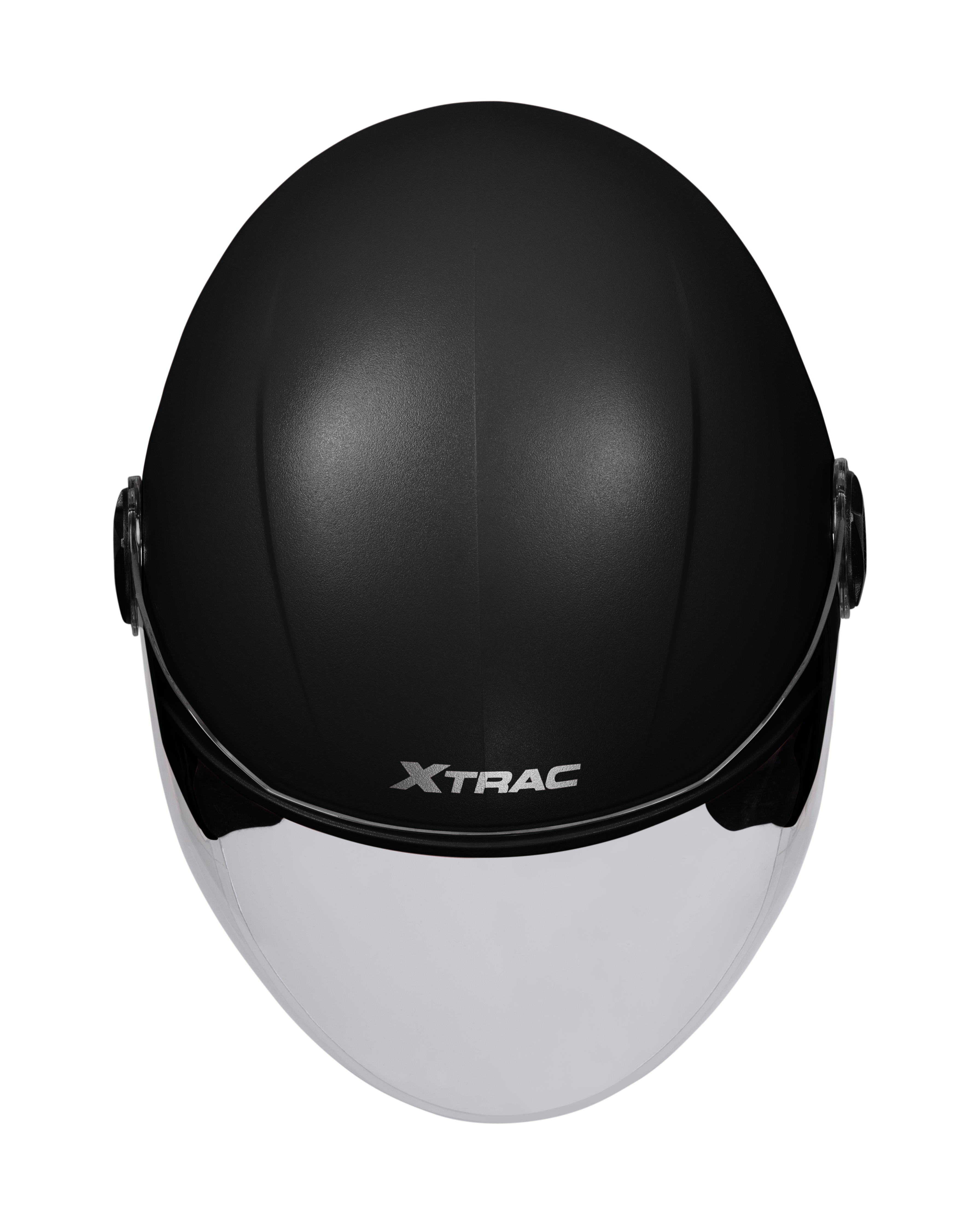 Xtrac Fit ISI Certified Half Face Bike Helmet with Clear Visor | Lightweight Open Face Helmet for Men & Women