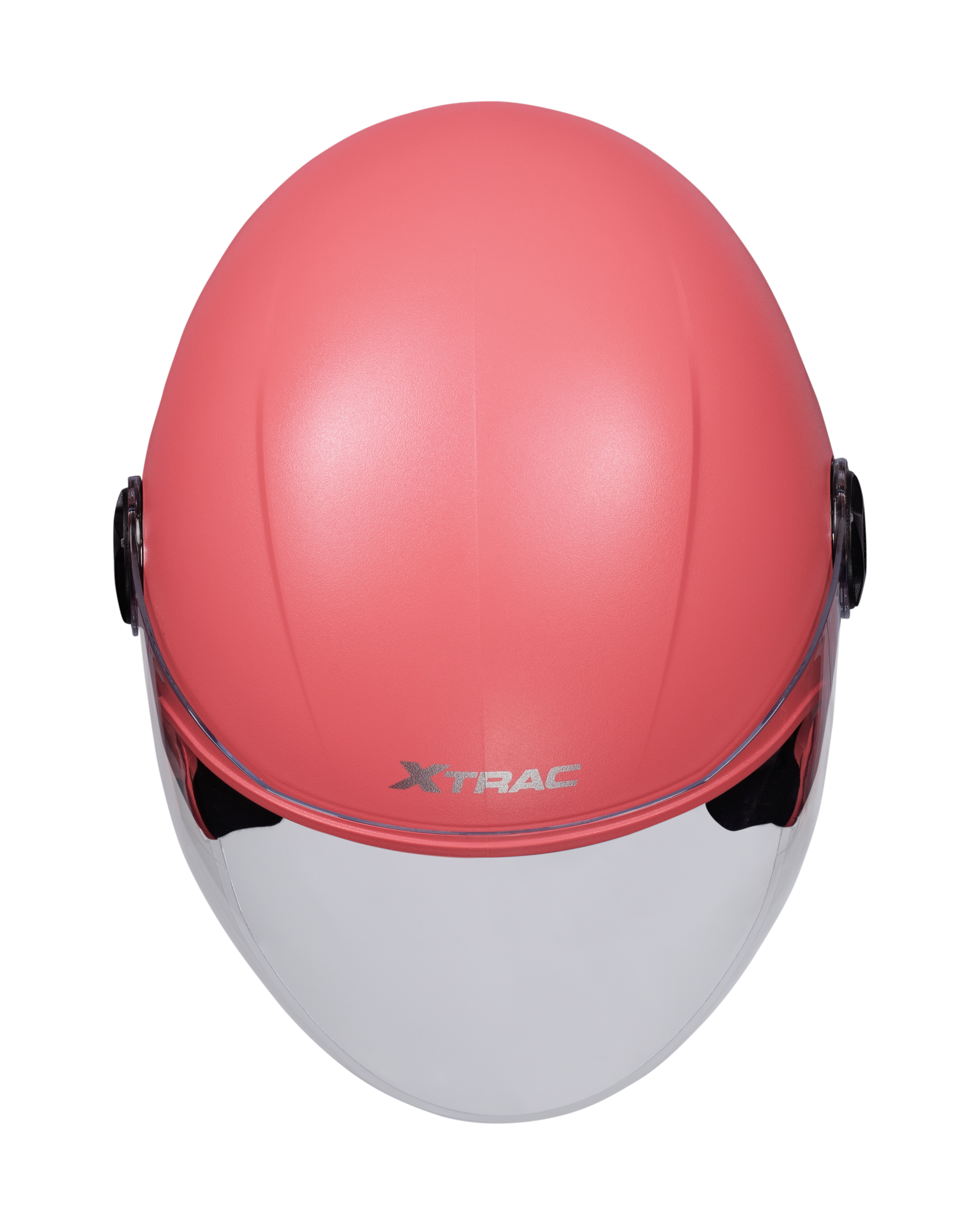 Xtrac Fit ISI Certified Half Face Bike Helmet with Clear Visor | Lightweight Open Face Helmet for Men & Women