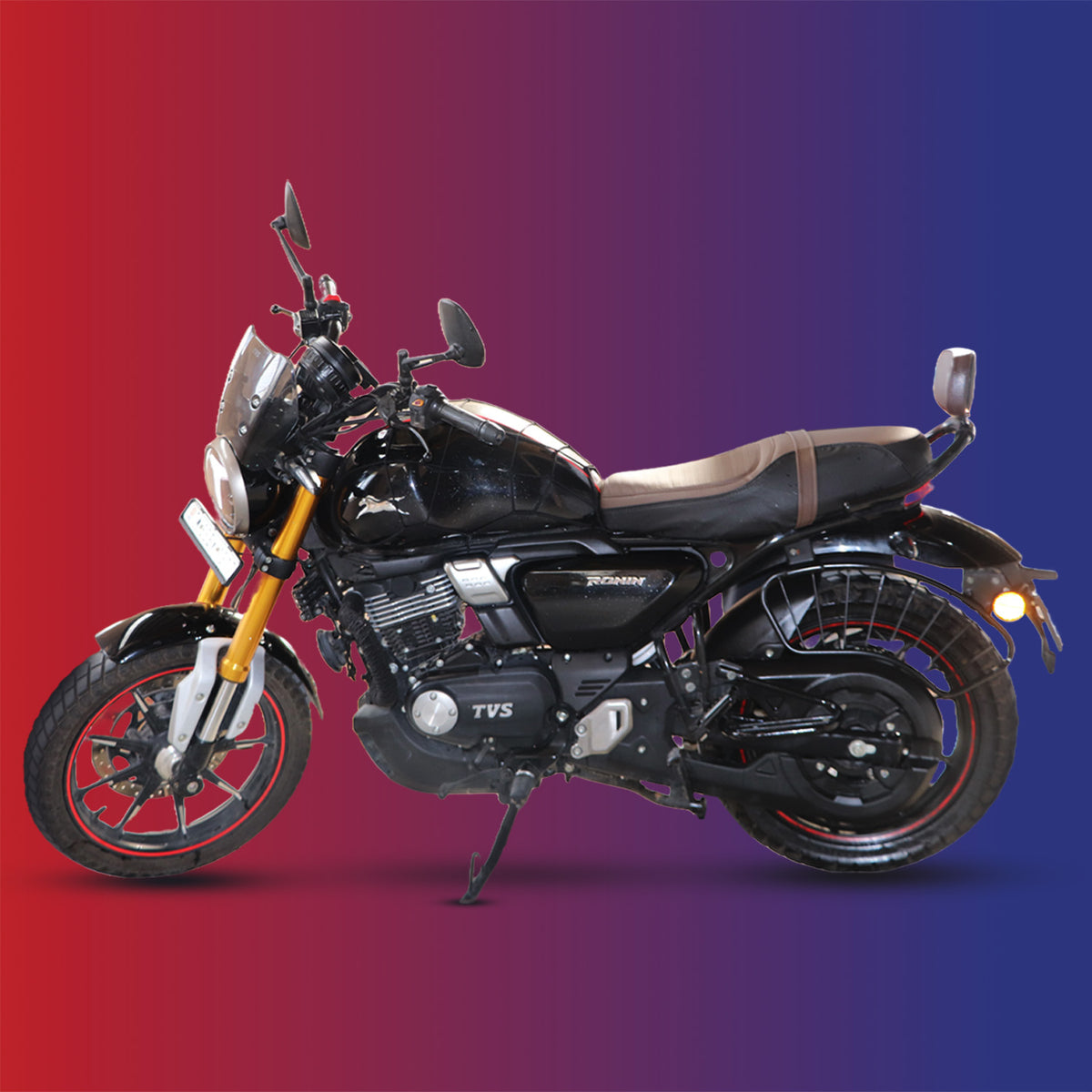 Tvs Radeon Back Rest TVS Back Rest for RONIN (2024 or before Edition)