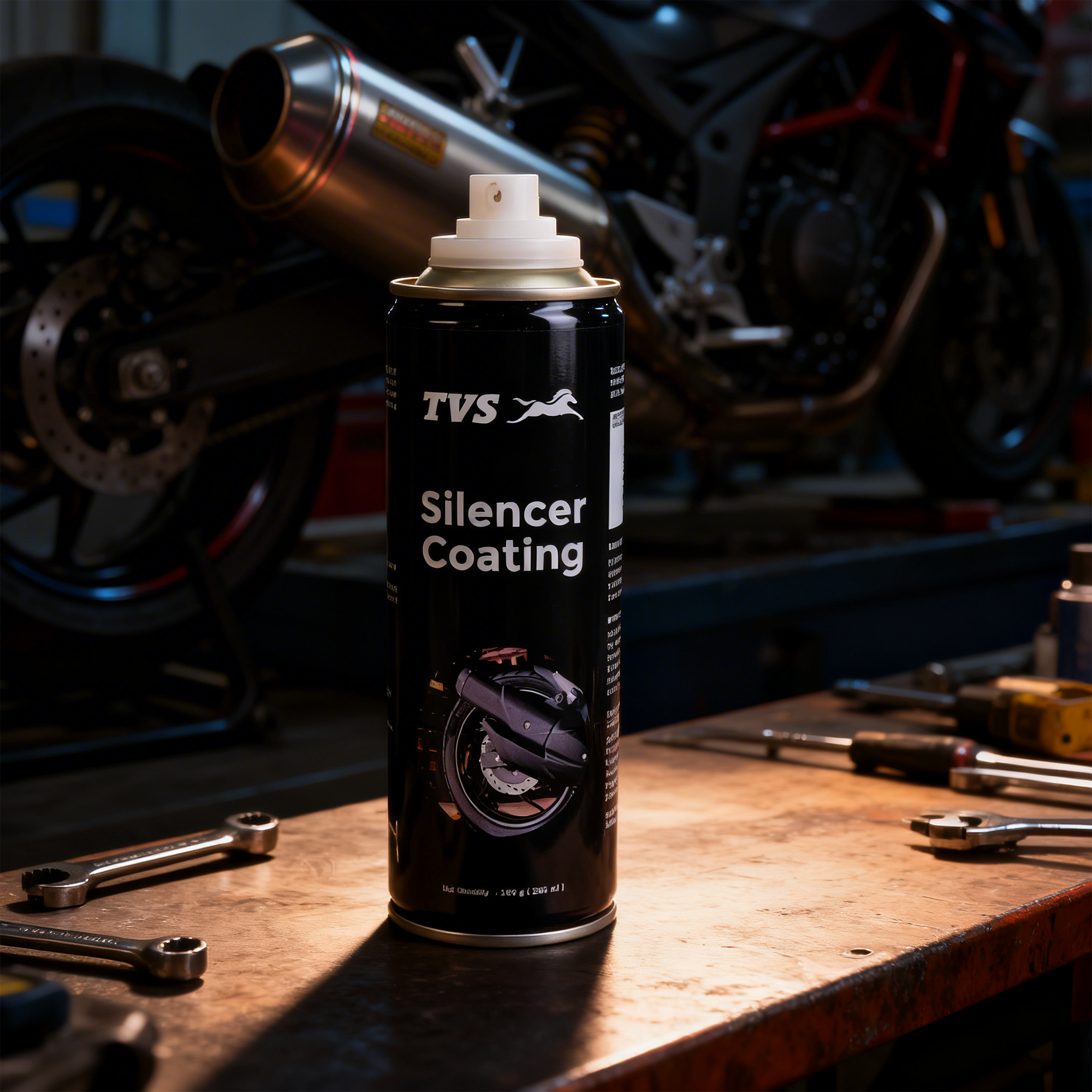 TVS Silencer Coating 250 ml. - Ultimate Protection and Heat Shield