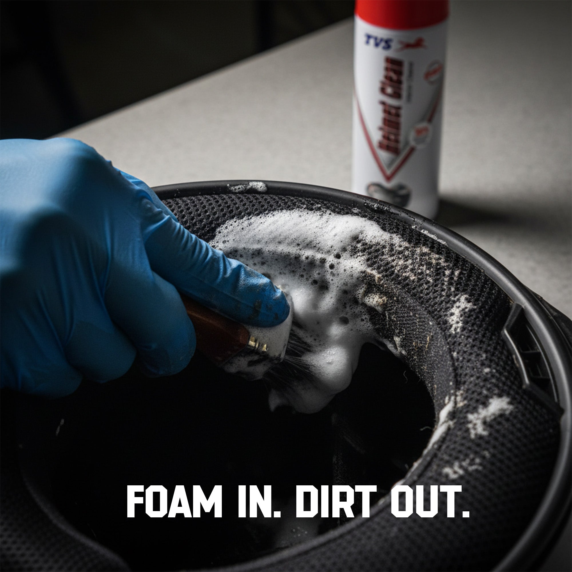 TVS Helmet Interior Cleaner 125 ml – Advanced Silver Protection for Odor-Free Freshness