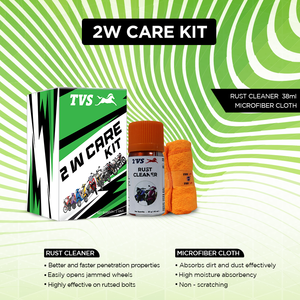 TVS Bike Care Kit - Comprehensive Care for Your Motorcycle