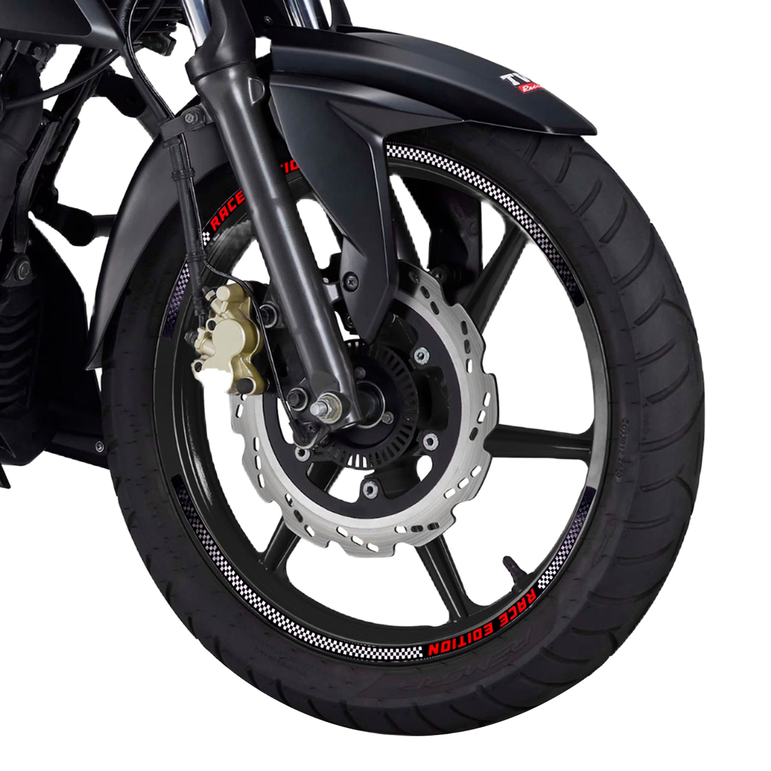 TVS 17inch Wheel Rim sticker - Upgrade Your Bike’s Style Instantly