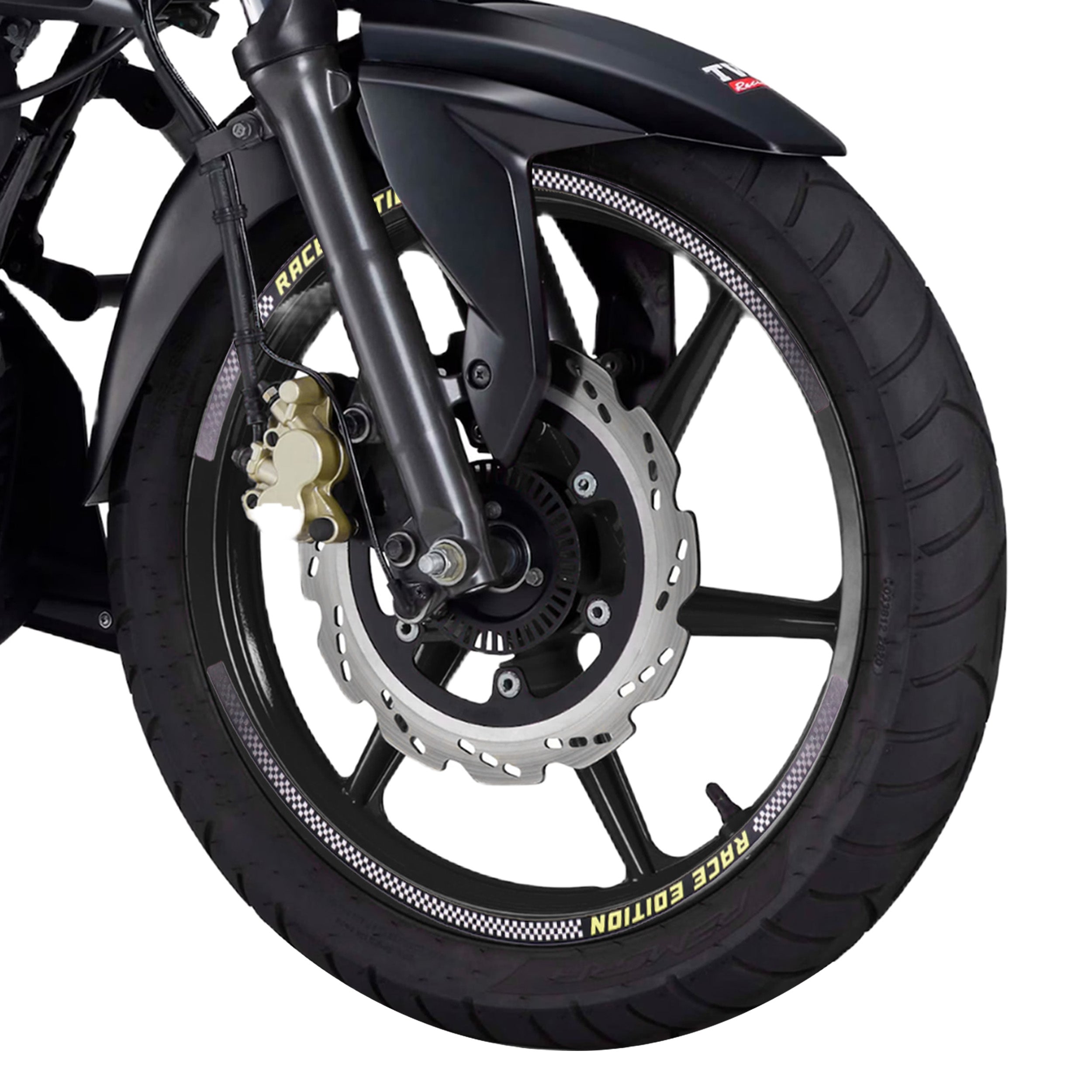 TVS 17inch Wheel Rim sticker - Upgrade Your Bike’s Style Instantly