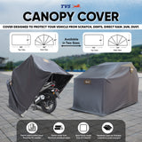 TVS Canopy Vehicle Cover Big, Size: 110"x64" - All-Weather Protection for Your Two-Wheeler