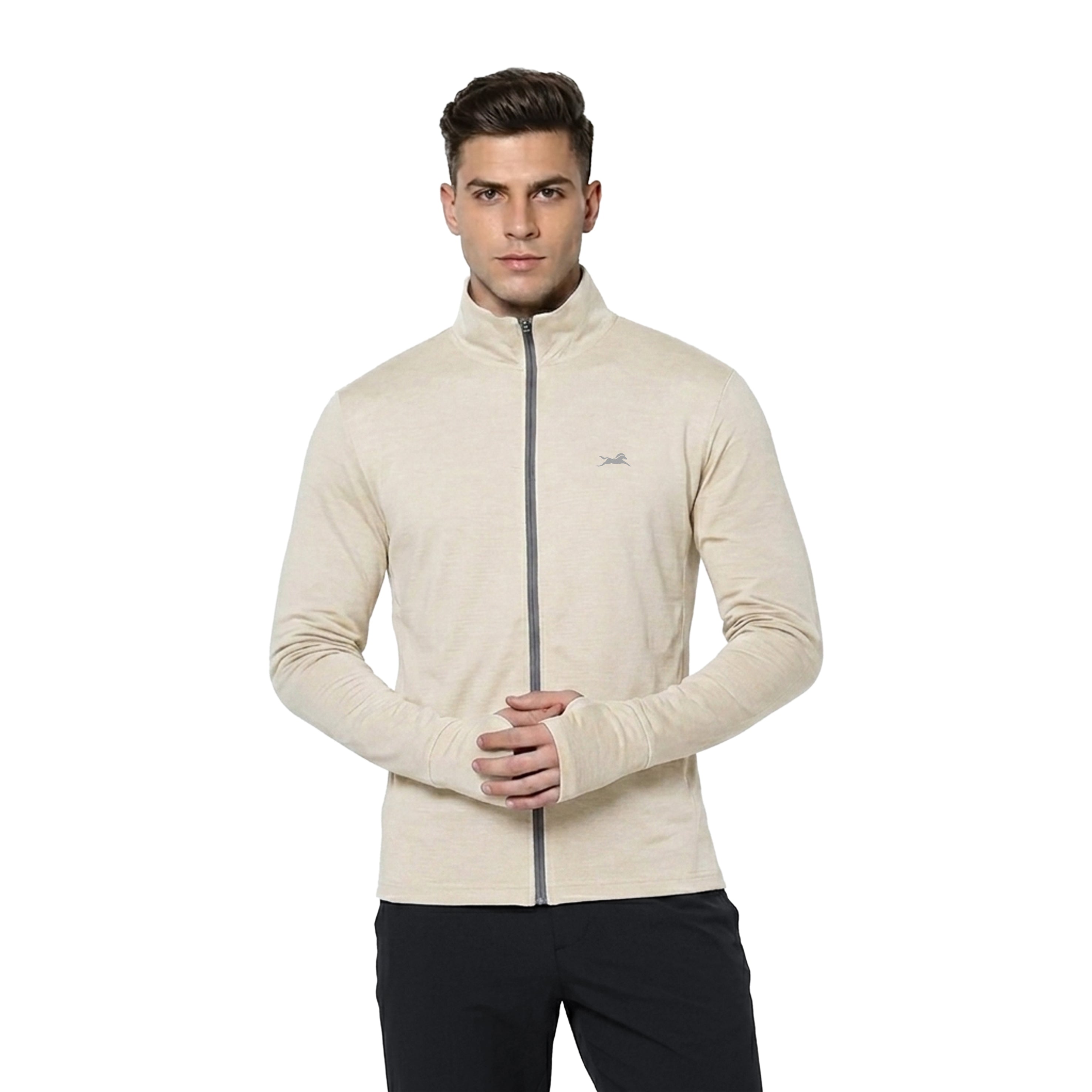 TVS Sunscreen Jacket for Men with UPF 50+ UV Protection, Lightweight Breathable & Quick-Dry Fabric, Odor Control Technology, Anti-Tan Shield Summer Jacket for Men