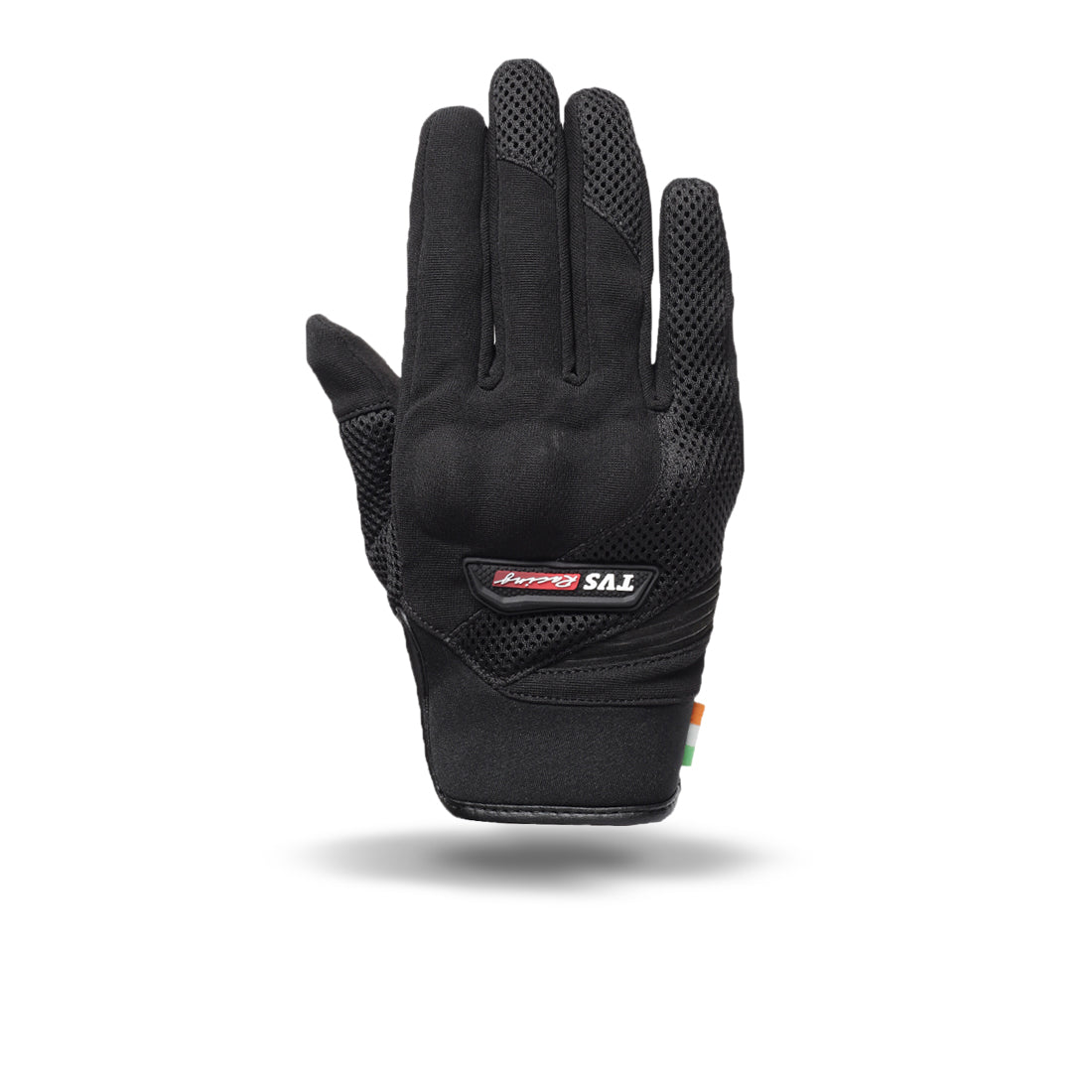 TVS Racing Beast Riding Gloves | All-Weather Riding Protection | Corduroy Top | PVC Knuckle Guard | Touchscreen Ready | Breathable Airmesh | Anti-Fatigue Padded Palm | Men’s Motorcycle Gloves