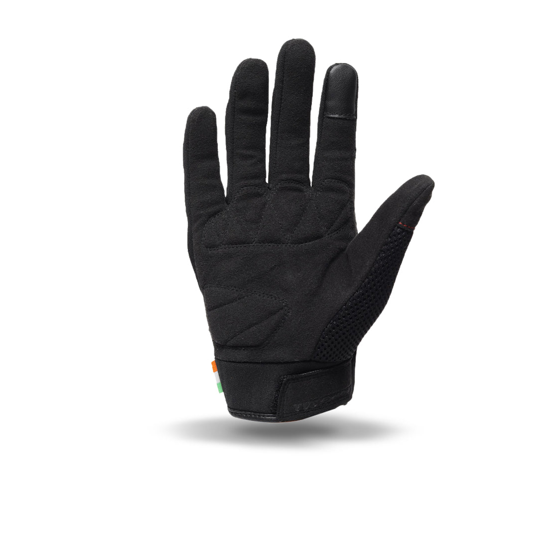 TVS Racing Rogue Riding Gloves | TPR Knuckle Guard | Touchscreen Fingertip | Airmesh Panels | Micro Suede Grip | 3mm Palm Padding | Velcro Strap | Motorcycle & Bike Riding Gloves