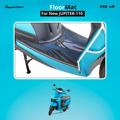 Floor Mat Black & Blue - New Jup 110