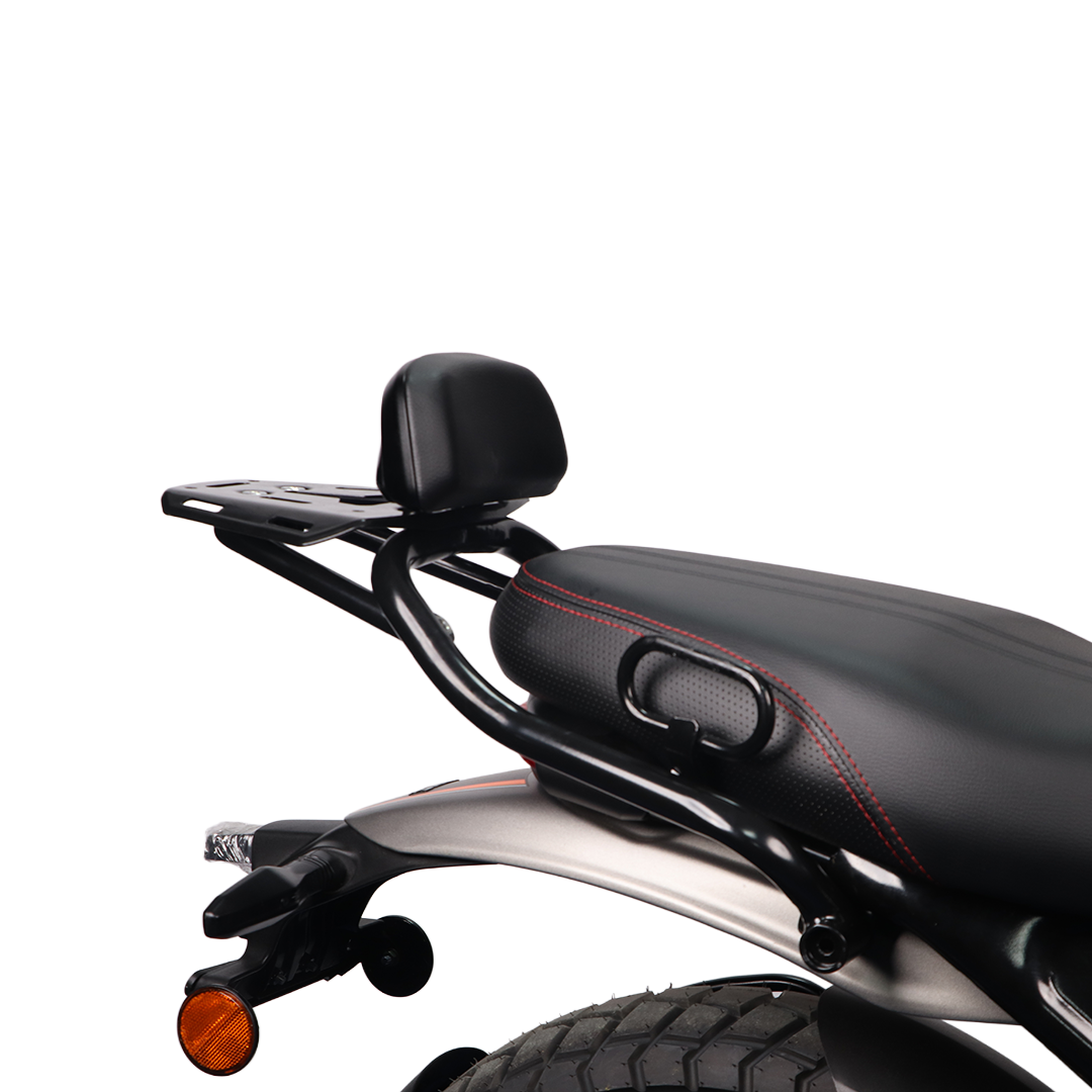 TVS Ronin-2025 Edition Short Touring Kit with Backrest, Grab Rail & Rear Rack