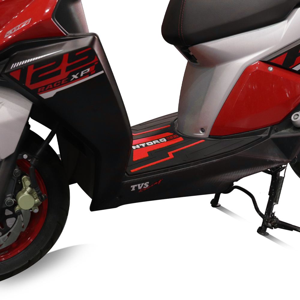 TVS Ntorq Floor Mat (Color: Red) - Non-Slip and Custom Fit Protection for Your Ride - TVS Motor Company