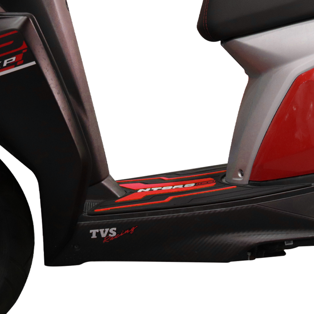 TVS Ntorq Floor Mat (Color: Red) - Non-Slip and Custom Fit Protection for Your Ride - TVS Motor Company