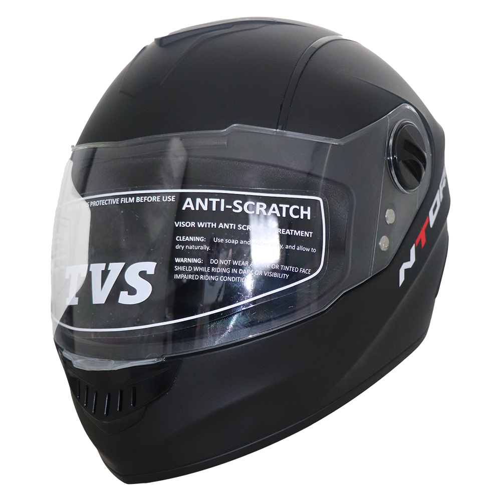 TVS Ntorq Edition Full Face Helmet (Black)