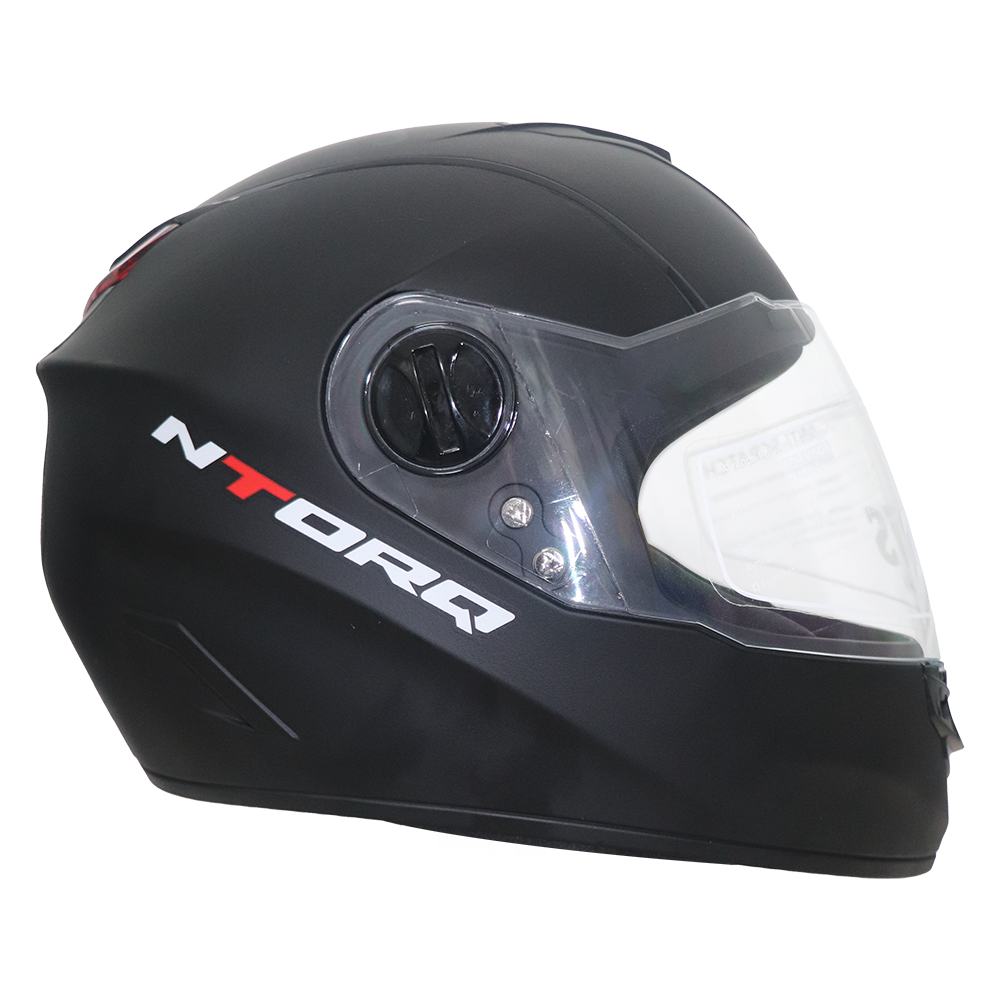 TVS Ntorq Edition Full Face Helmet (Black)