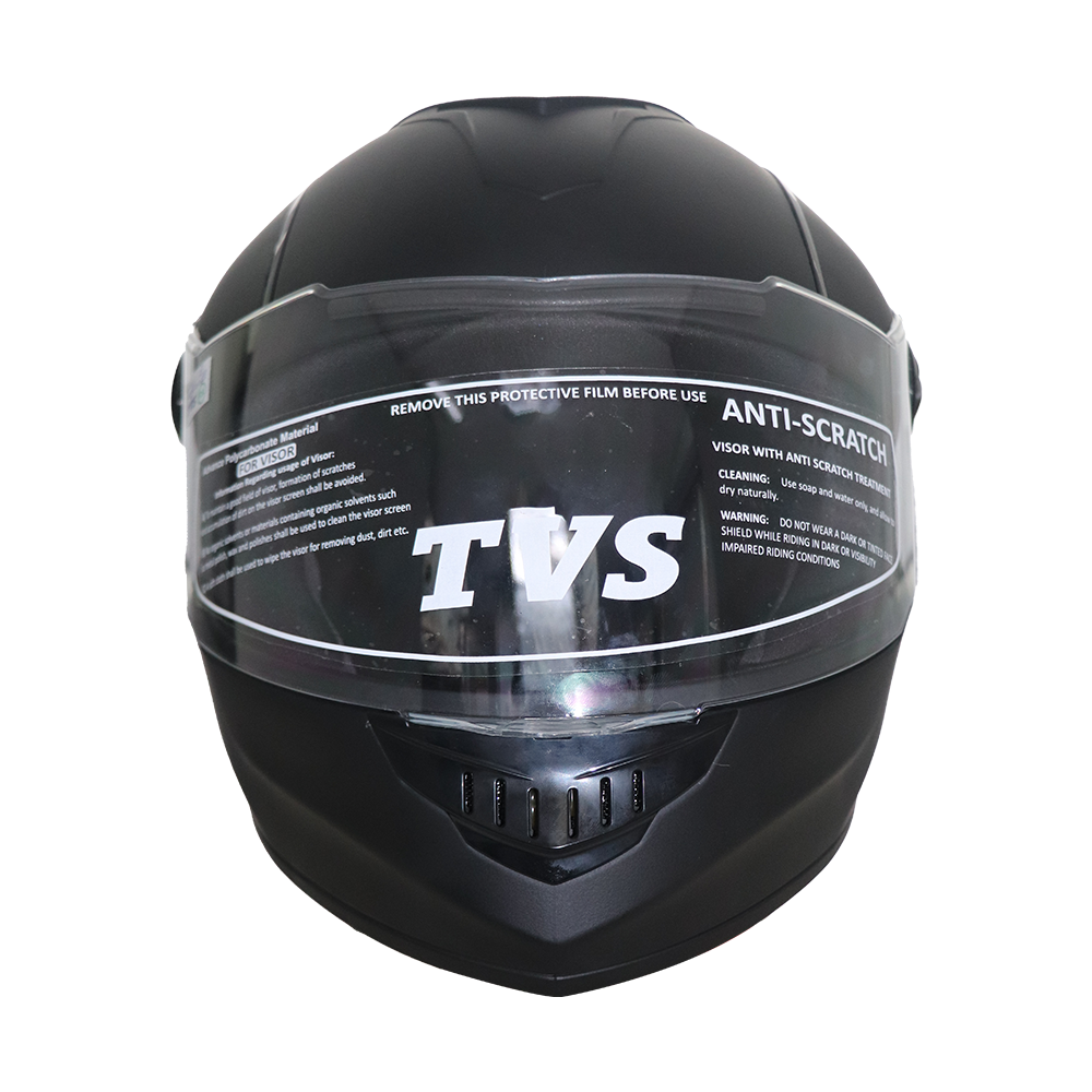 TVS Ntorq Edition Full Face Helmet (Black)