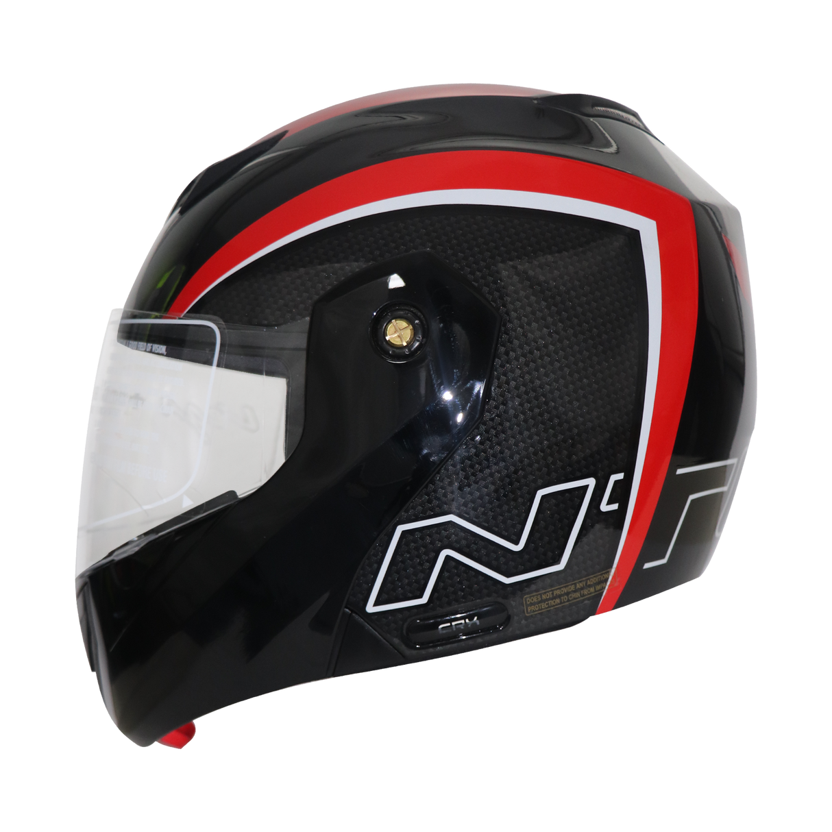 TVS Ntorq Edition Flip Up Helmet (Black Red)