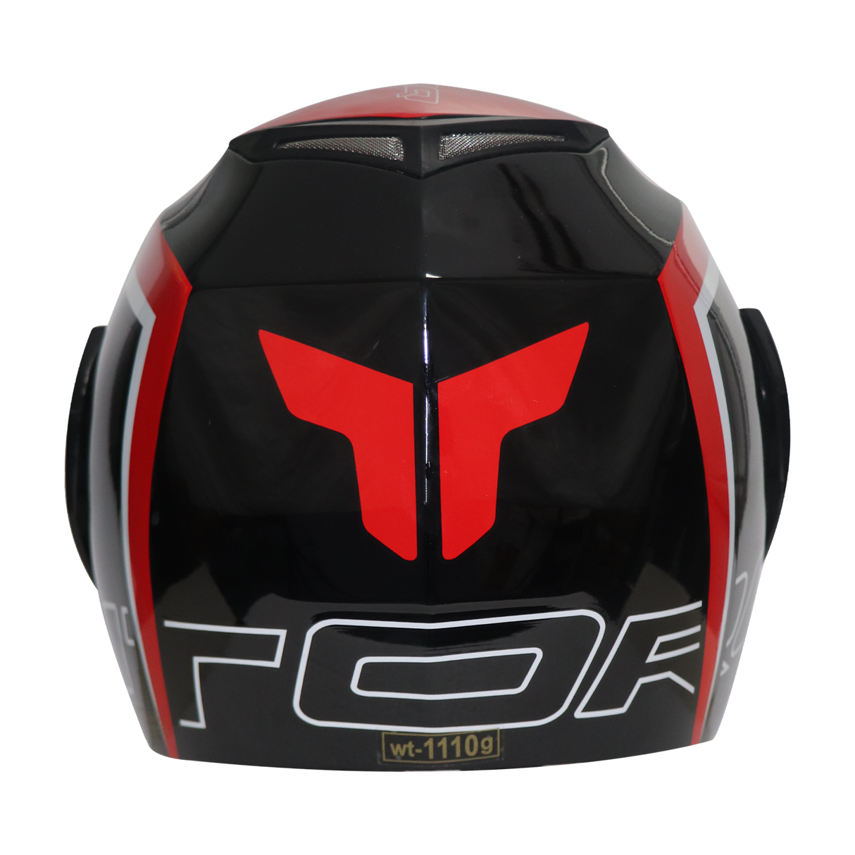 TVS Ntorq Edition Flip Up Helmet (Black Red)