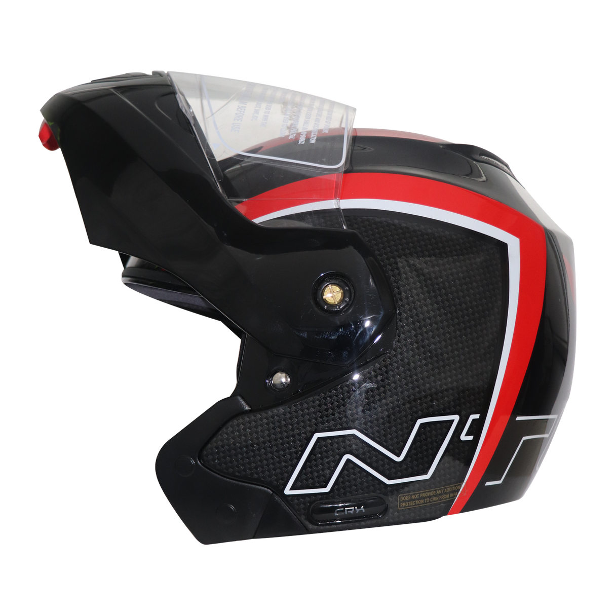 TVS Ntorq Edition Flip Up Helmet (Black Red)